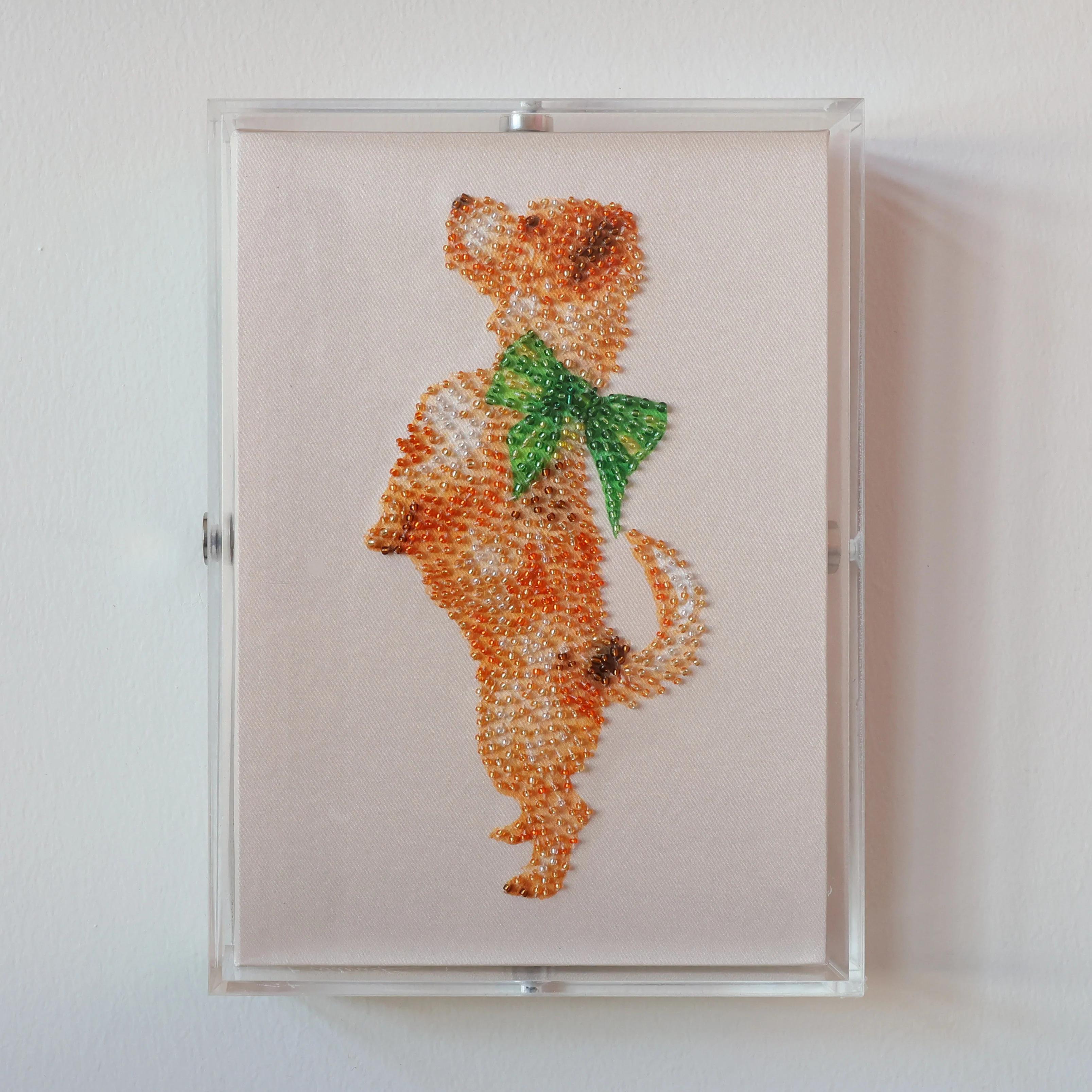 Le Petite Chien - Nelson the Terrier with Green Bow - Image 2