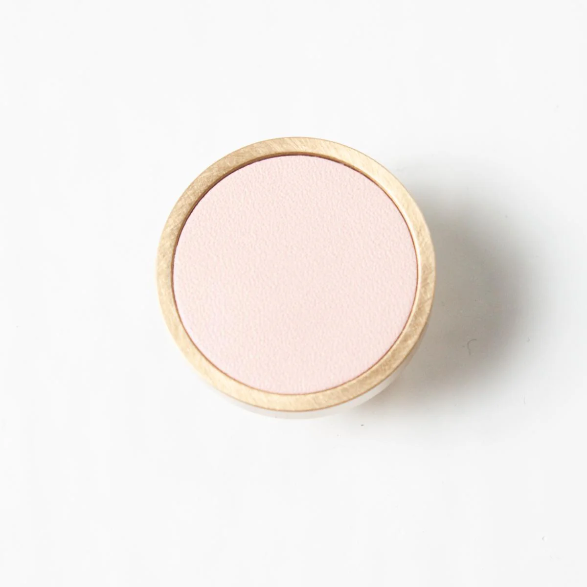 Leather & Brass Knob - Pink - Image 2