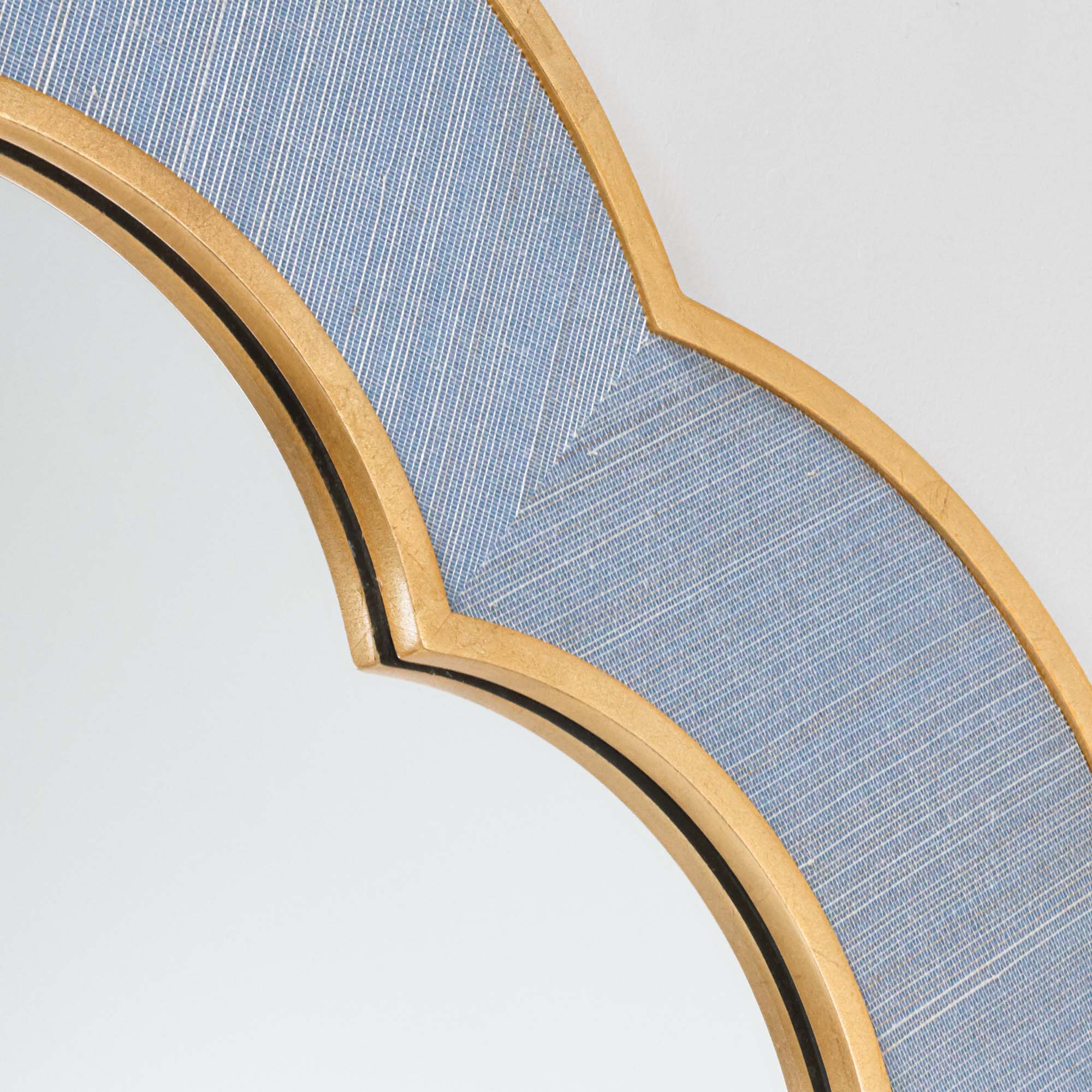 Leigh Mirror in Lydia Grasscloth - Image 5