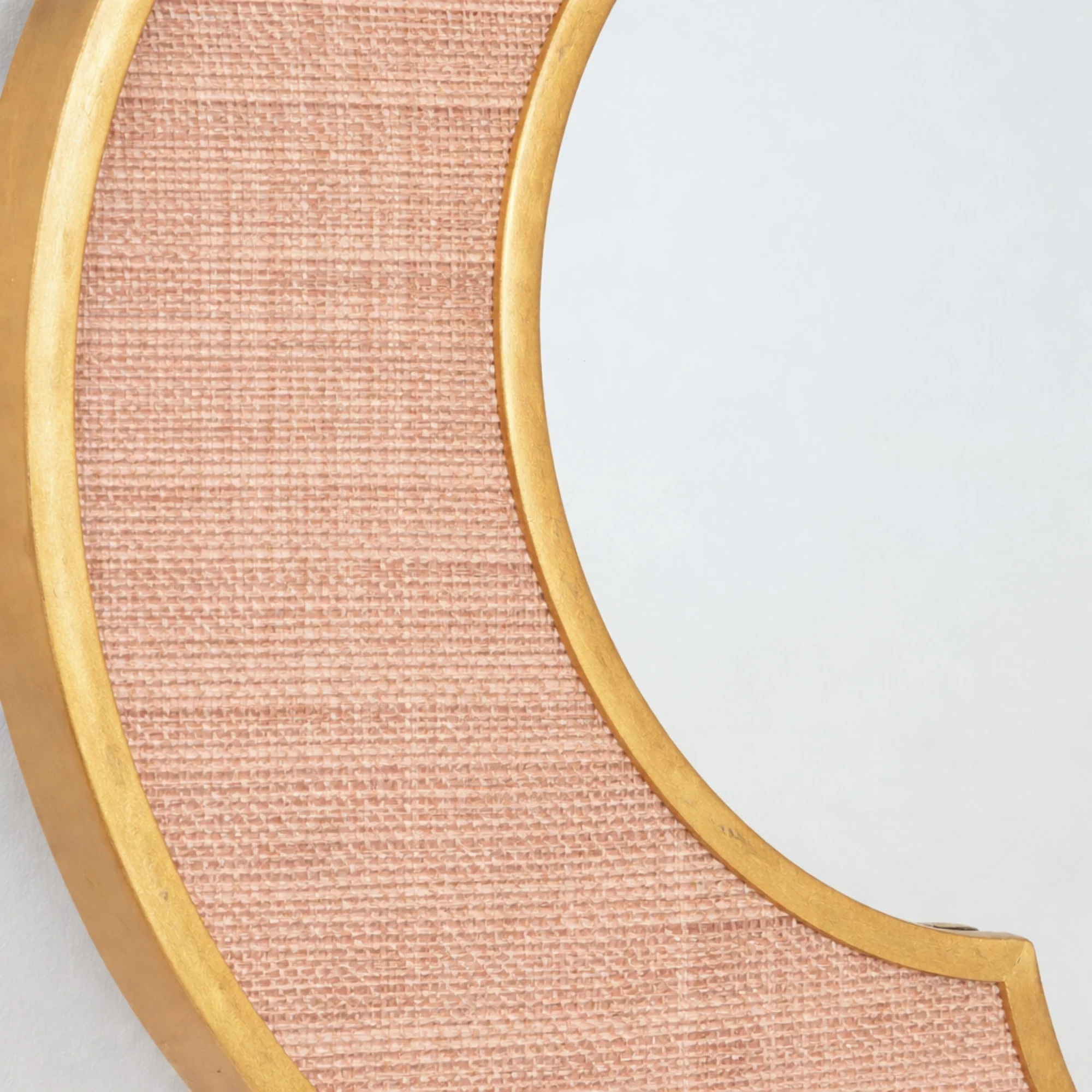 Leigh Mirror in Natalia Raffia - Image 4