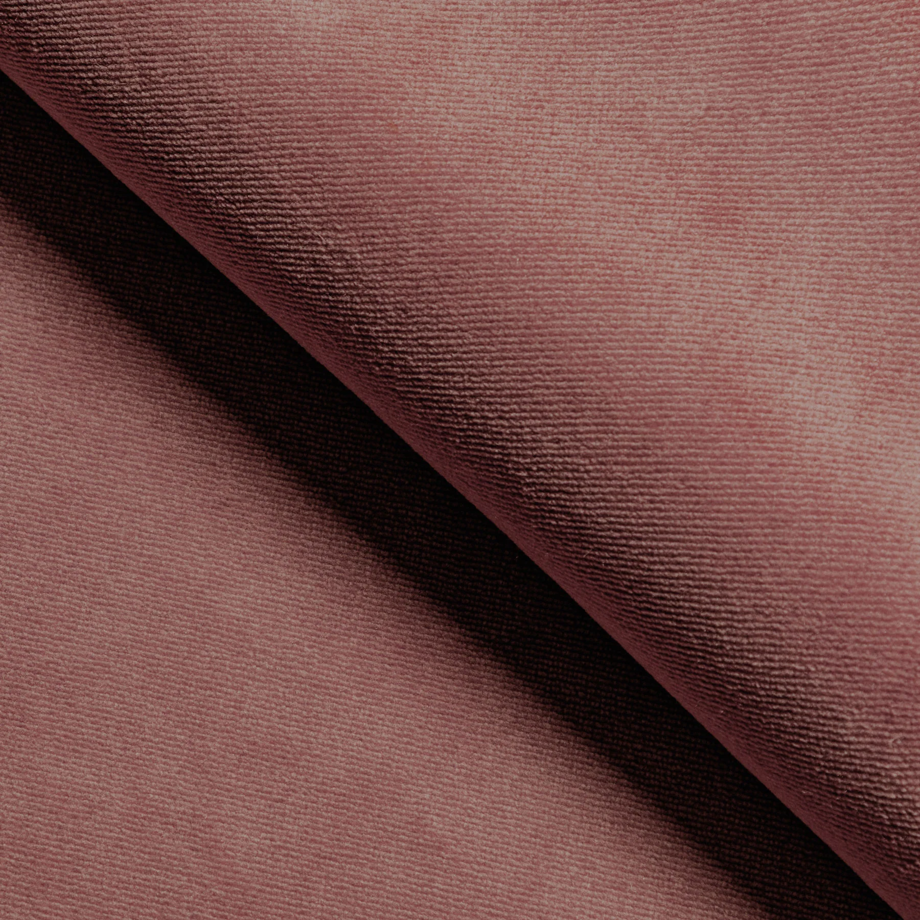 Lela Dusty Rose Velvet Fabric - Image 2