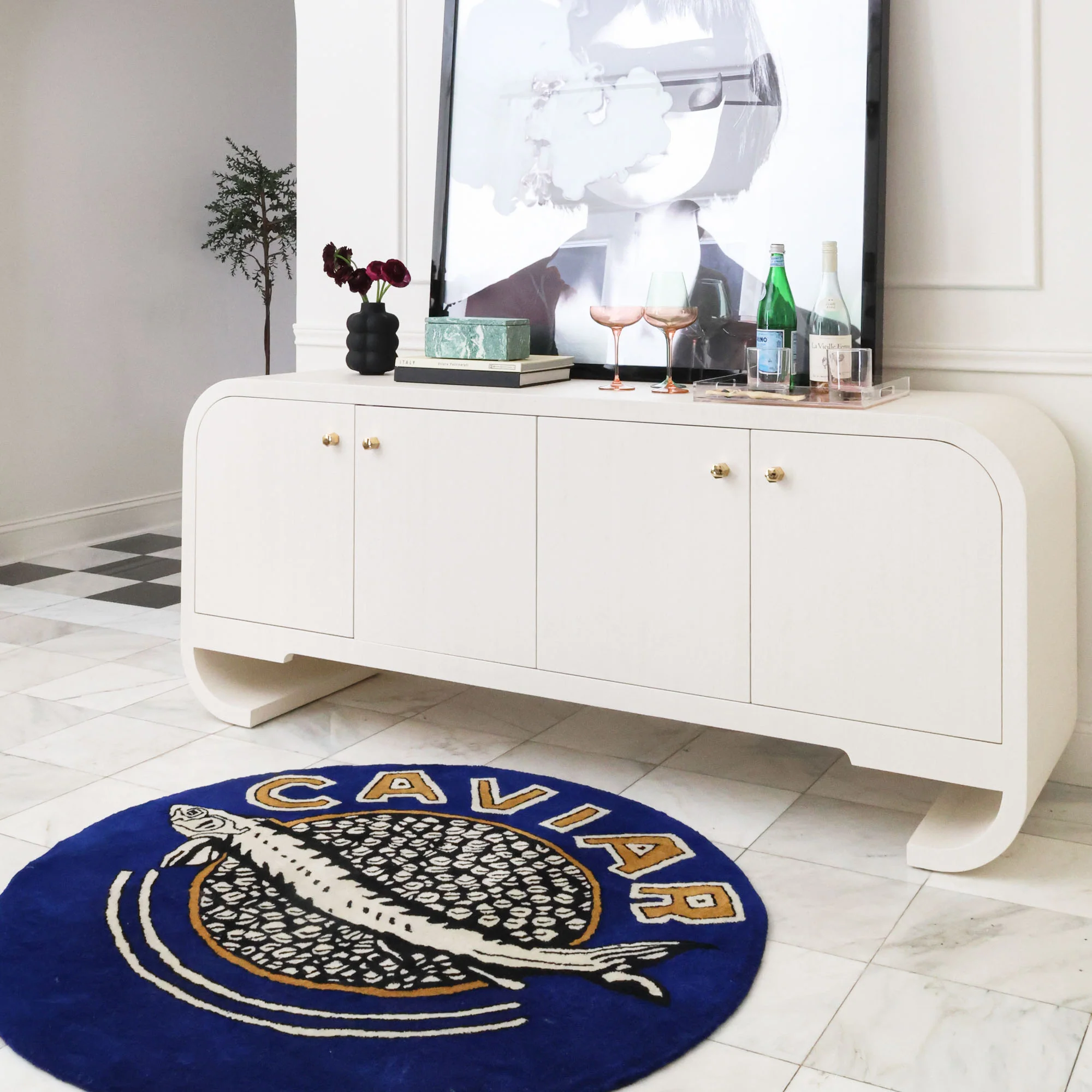Little Fancy Circle Tufted Rug - Image 2