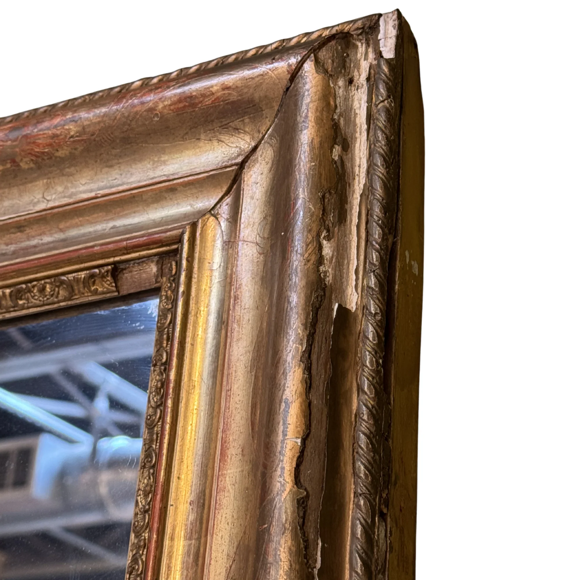 Louis Philippe Style Gold Gilt Mirror - Image 3