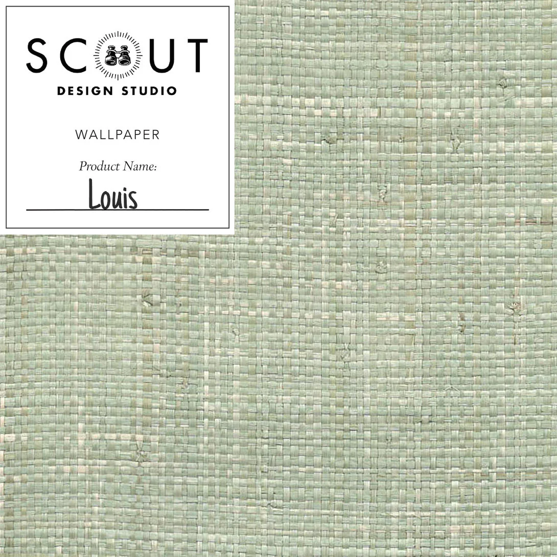 Louis Raffia Grasscloth Sample