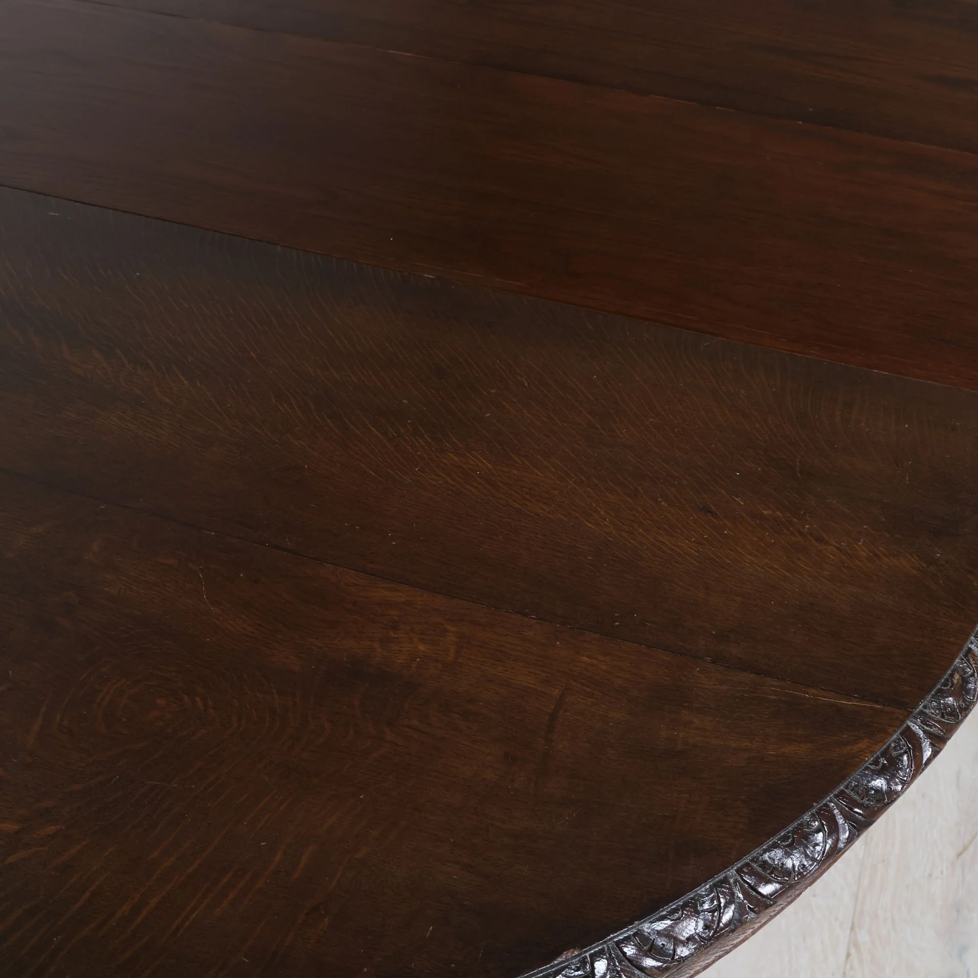 Louis XIII Oval Dining Table with Five Leaves - Image 4