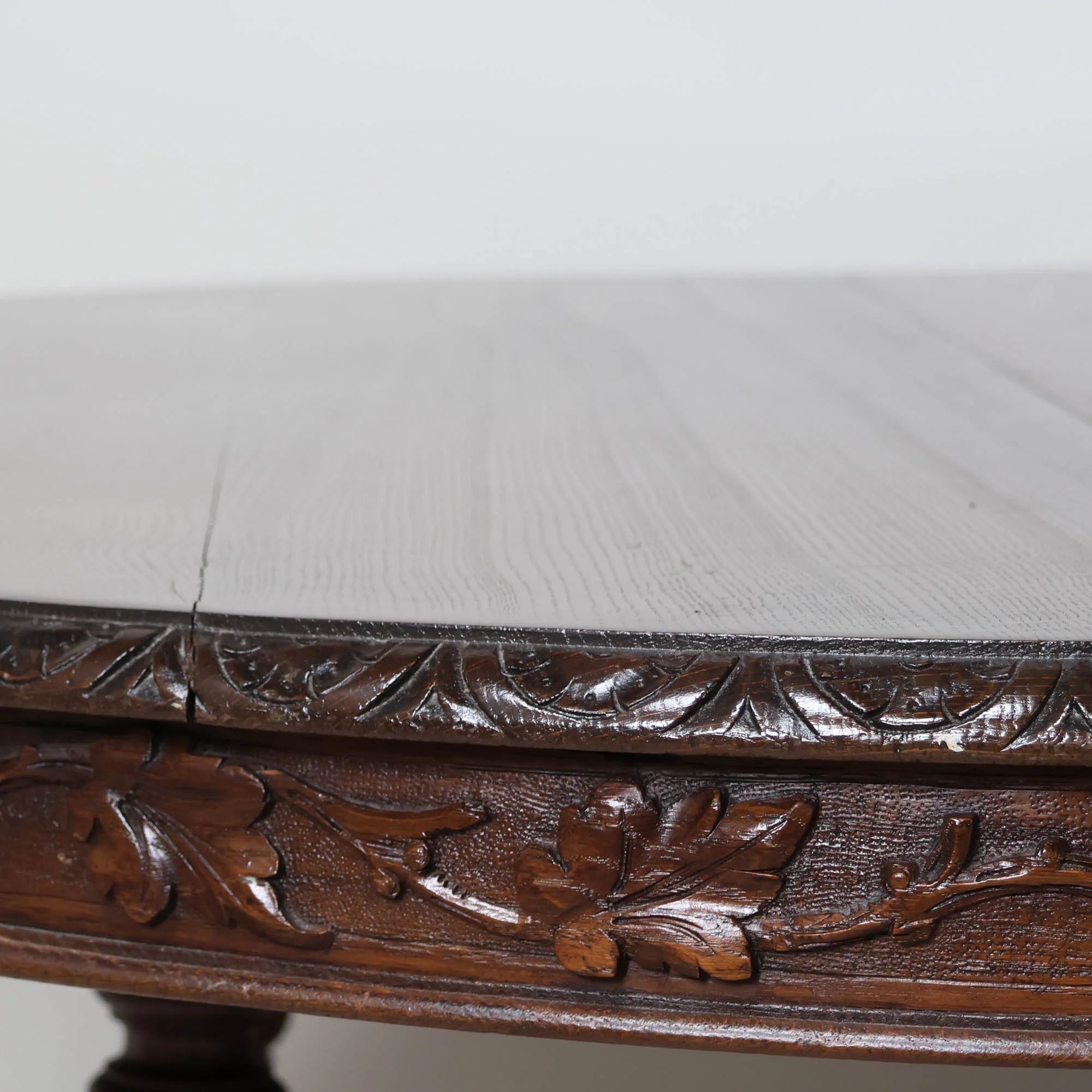 Louis XIII Oval Dining Table with Five Leaves - Image 7
