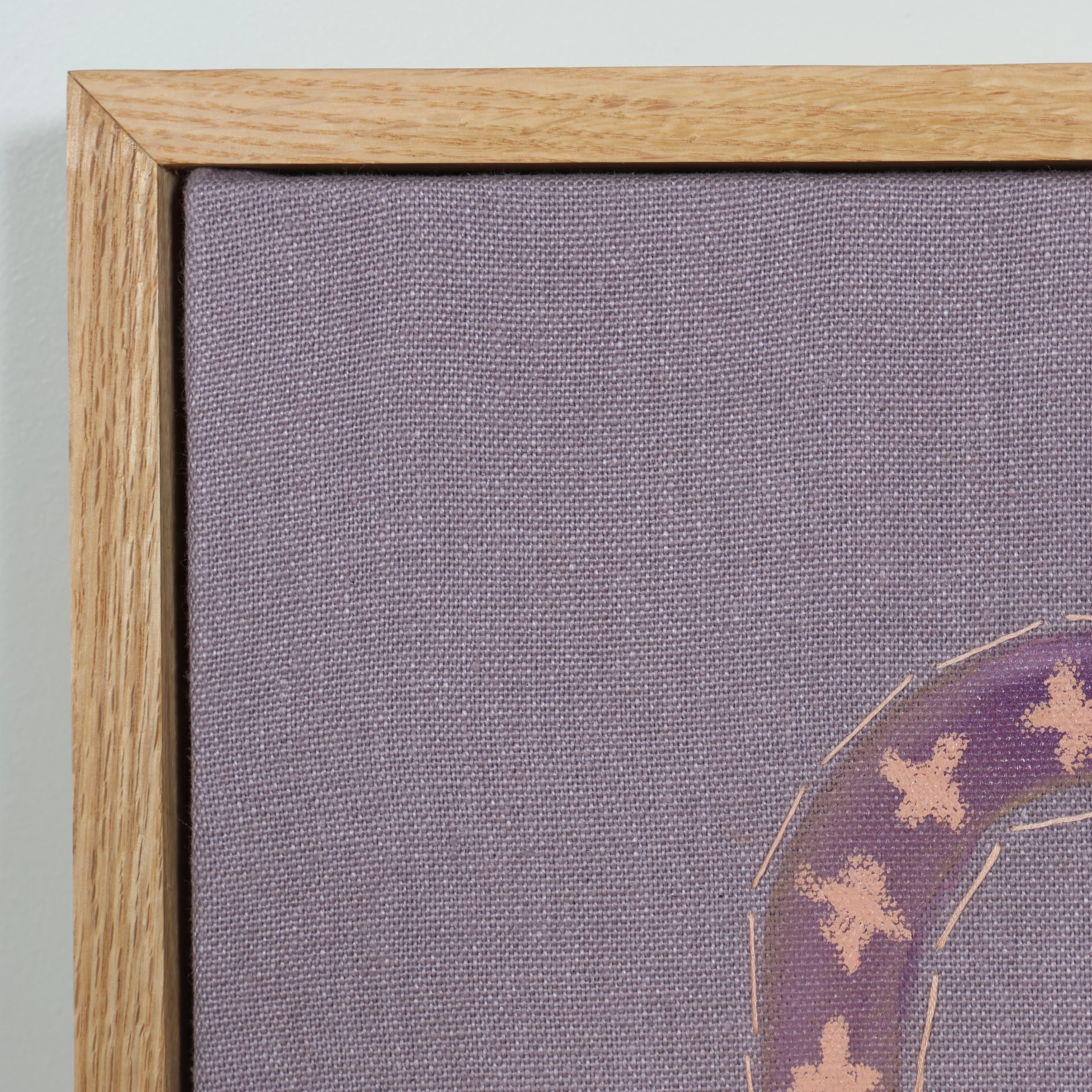 Lucky You, Lucky Me on Mauve by Ashley Dalton - Image 4