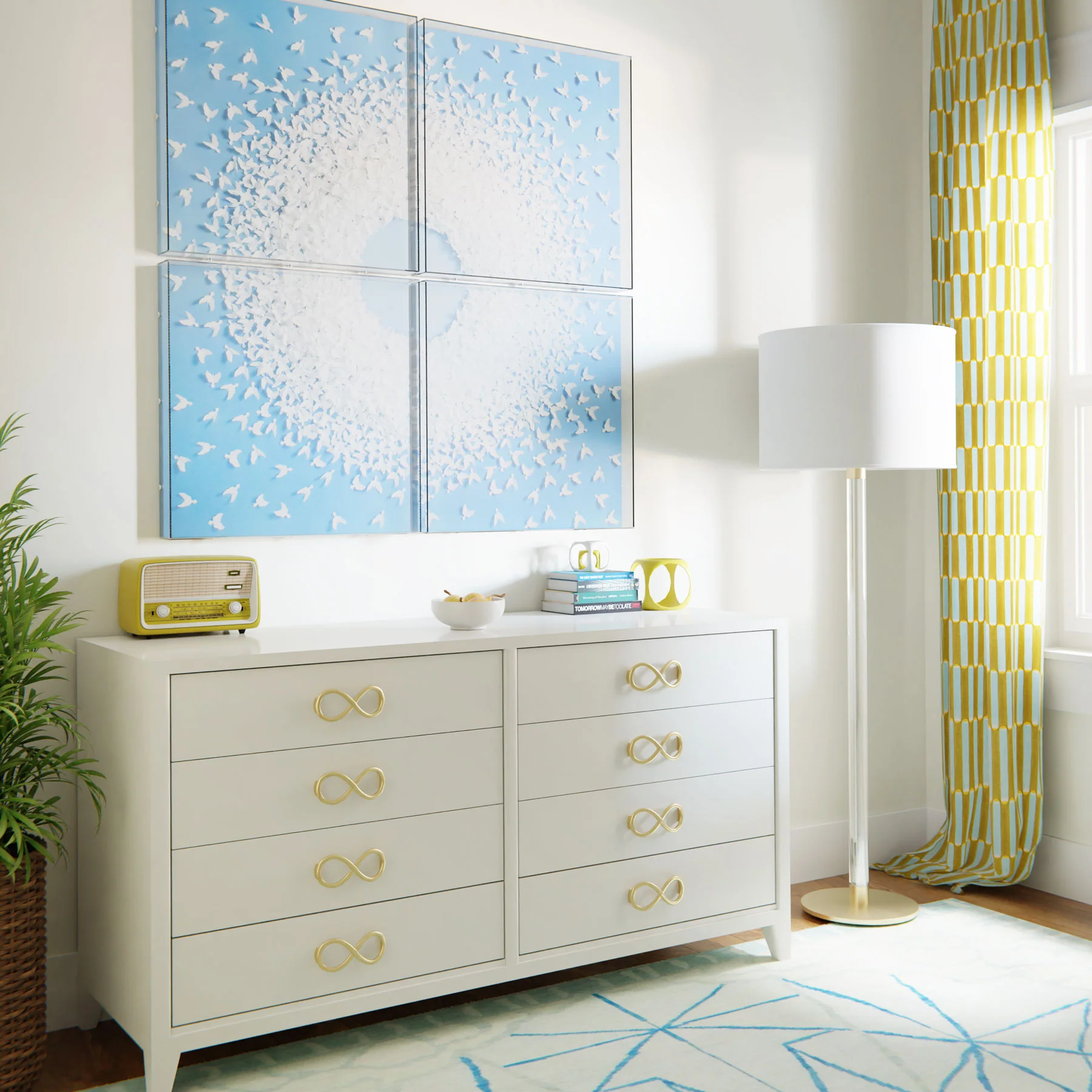 Magritte Dresser - White - Image 6