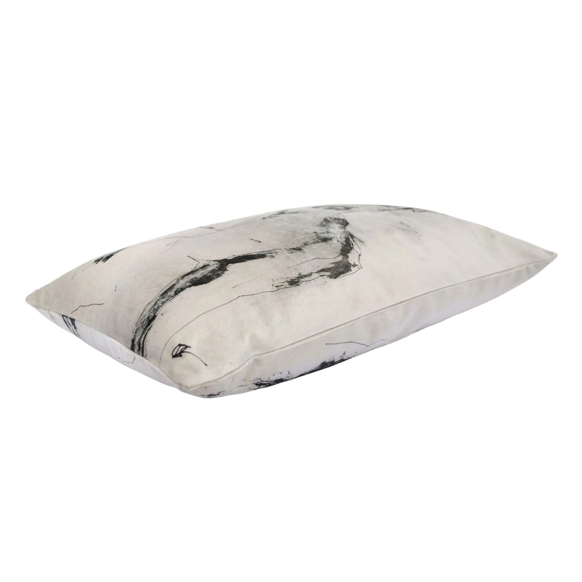 Male Portrait Velvet Cushion - Image 2