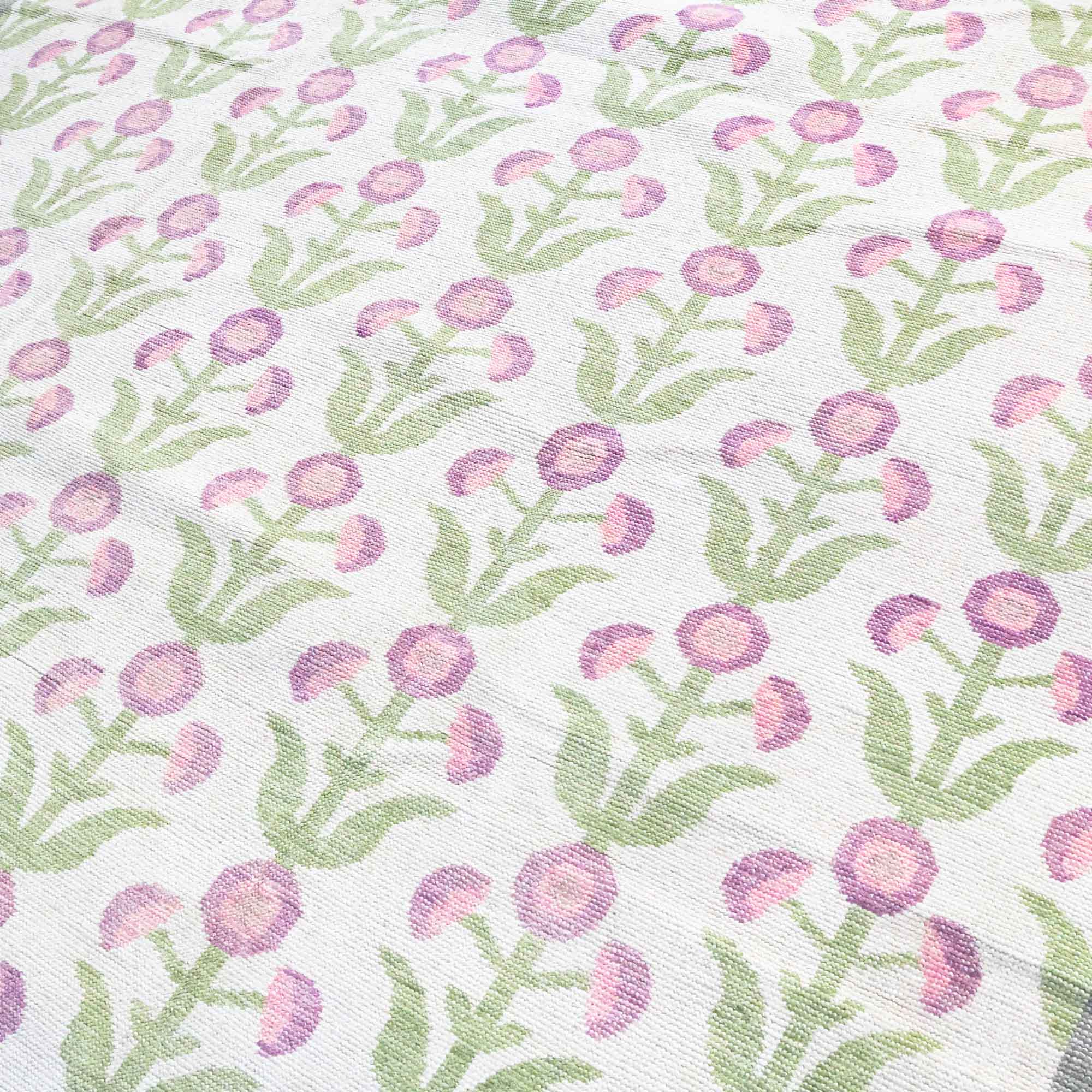 Margaret Lilac Turkish Knot Rug - Image 3