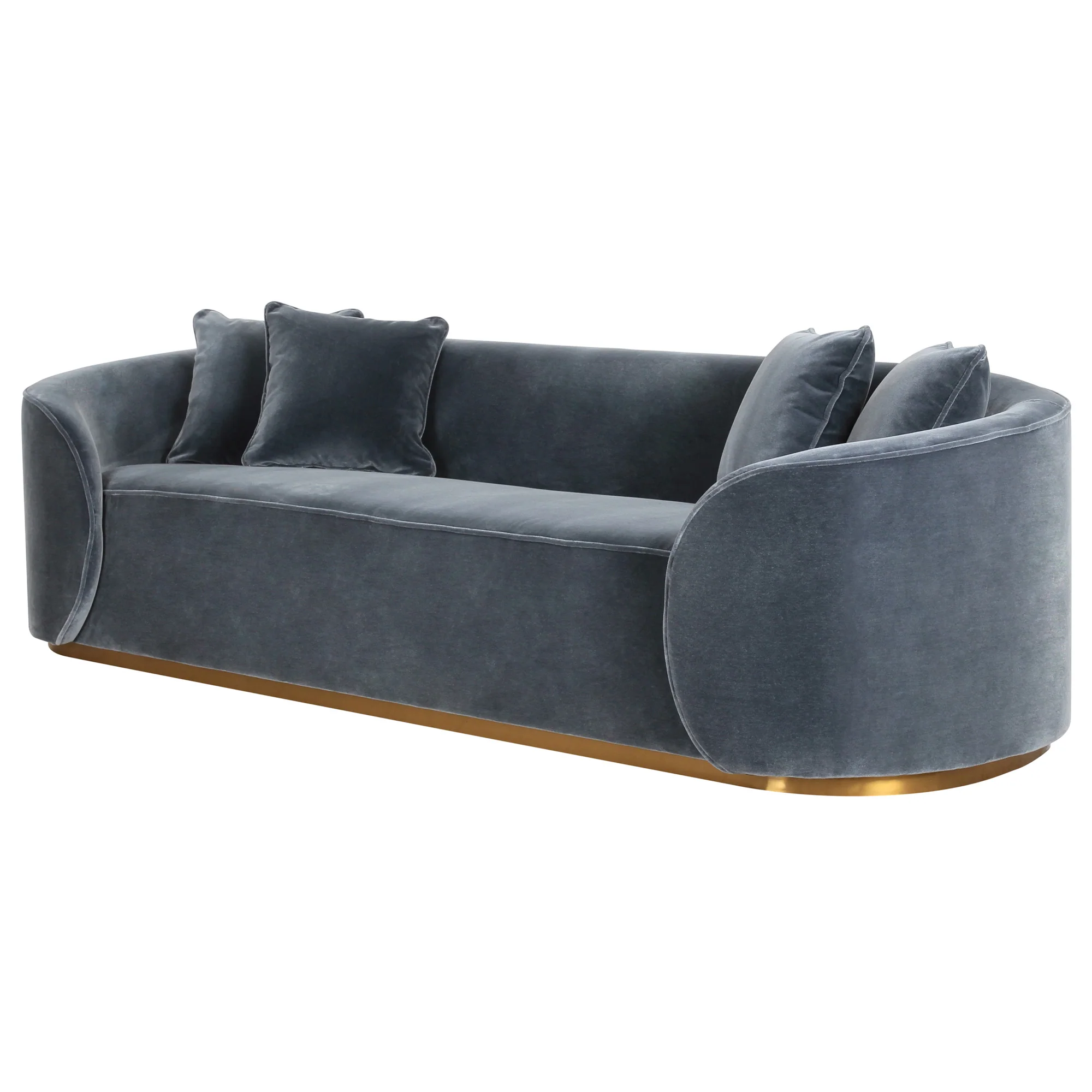 Martita Sofa in Slate Blue - Image 3