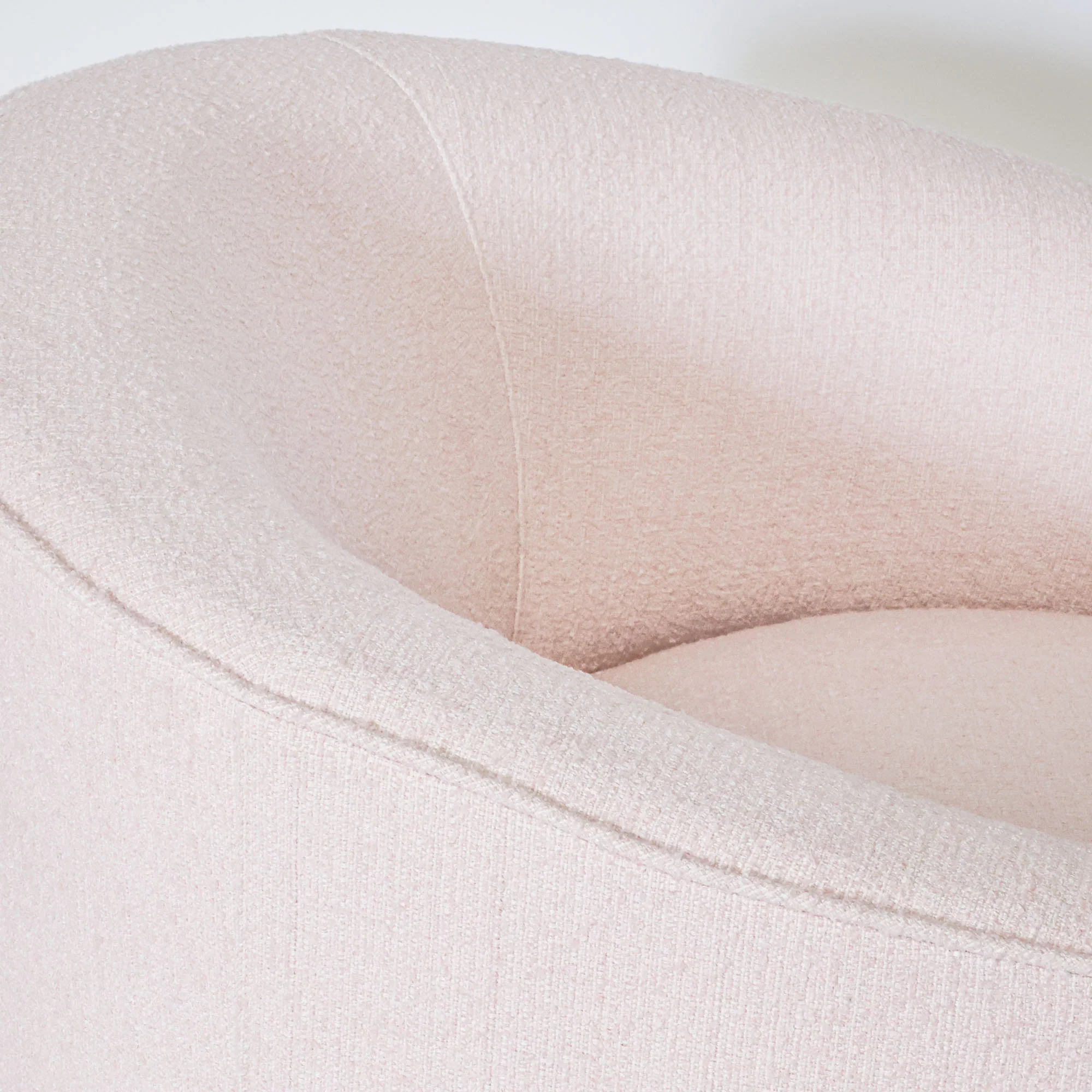 Martita Swivel Chair in Rosewater - Image 10