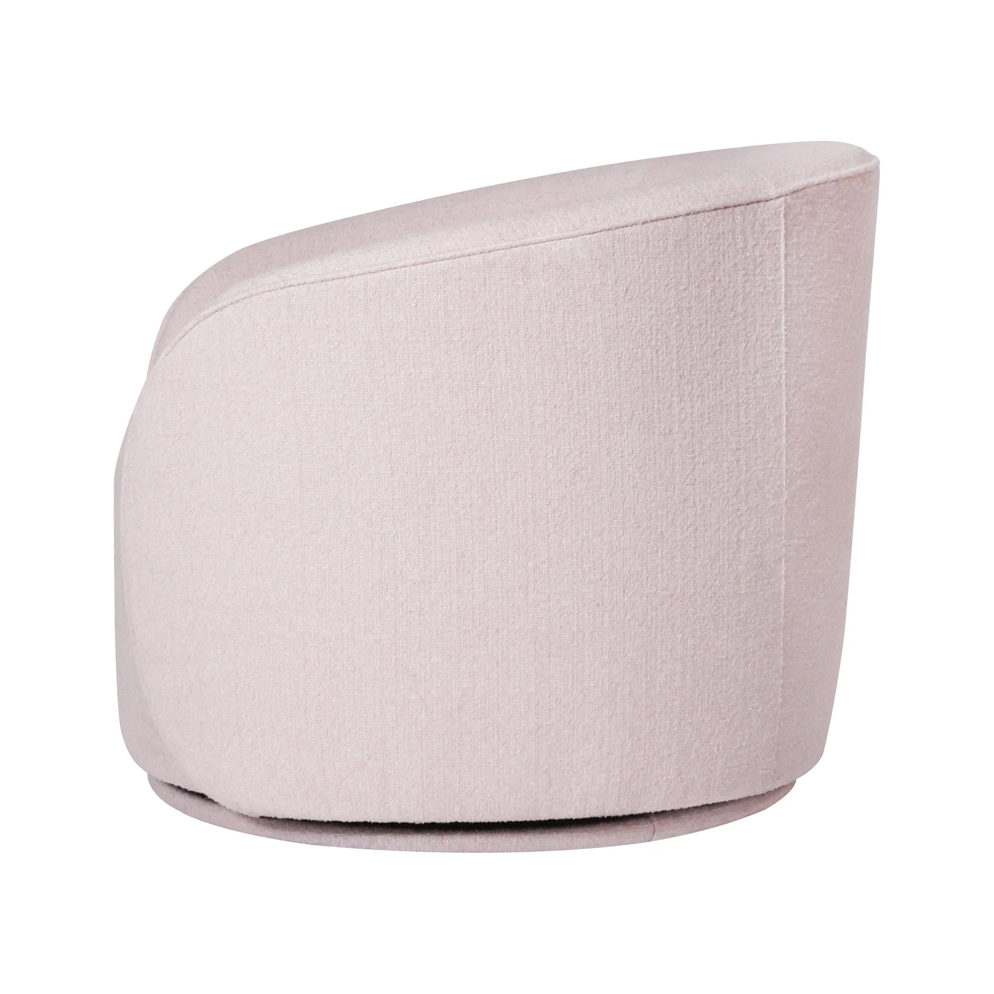 Martita Swivel Chair in Rosewater - Image 5