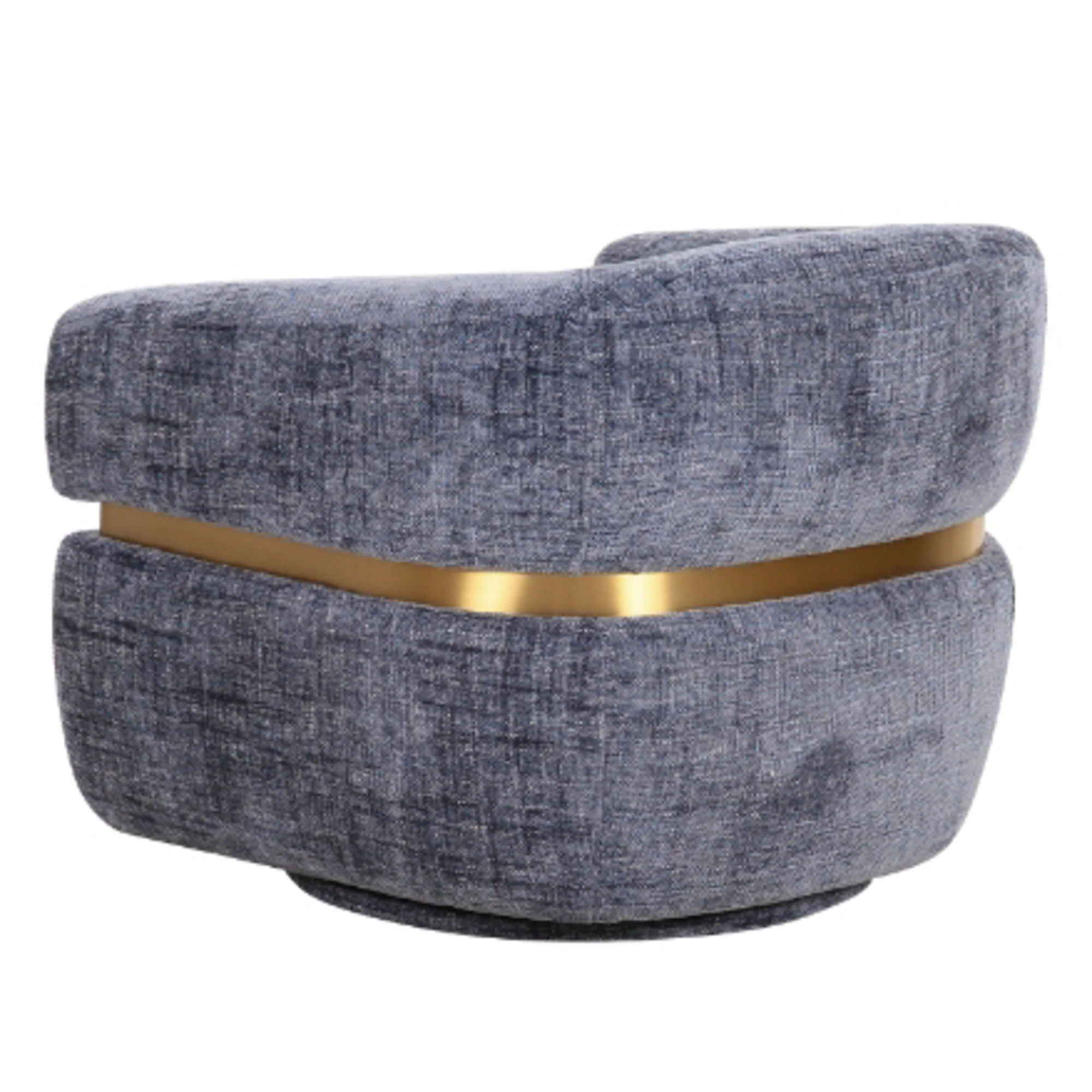 McCloud Swivel Chair in Blue - Image 5