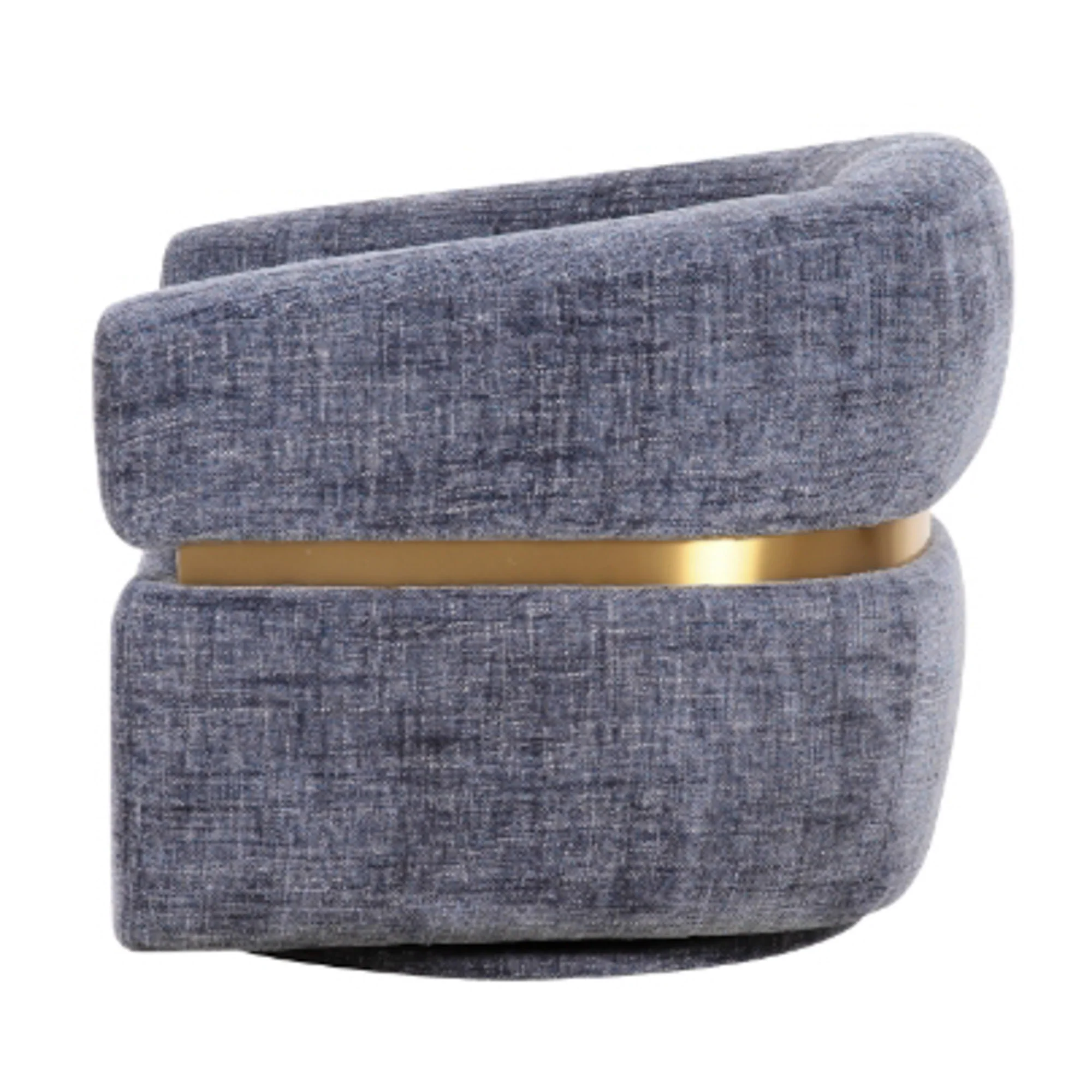 McCloud Swivel Chair in Blue - Image 7