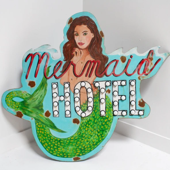 Mermaid Hotel Sign - Image 4