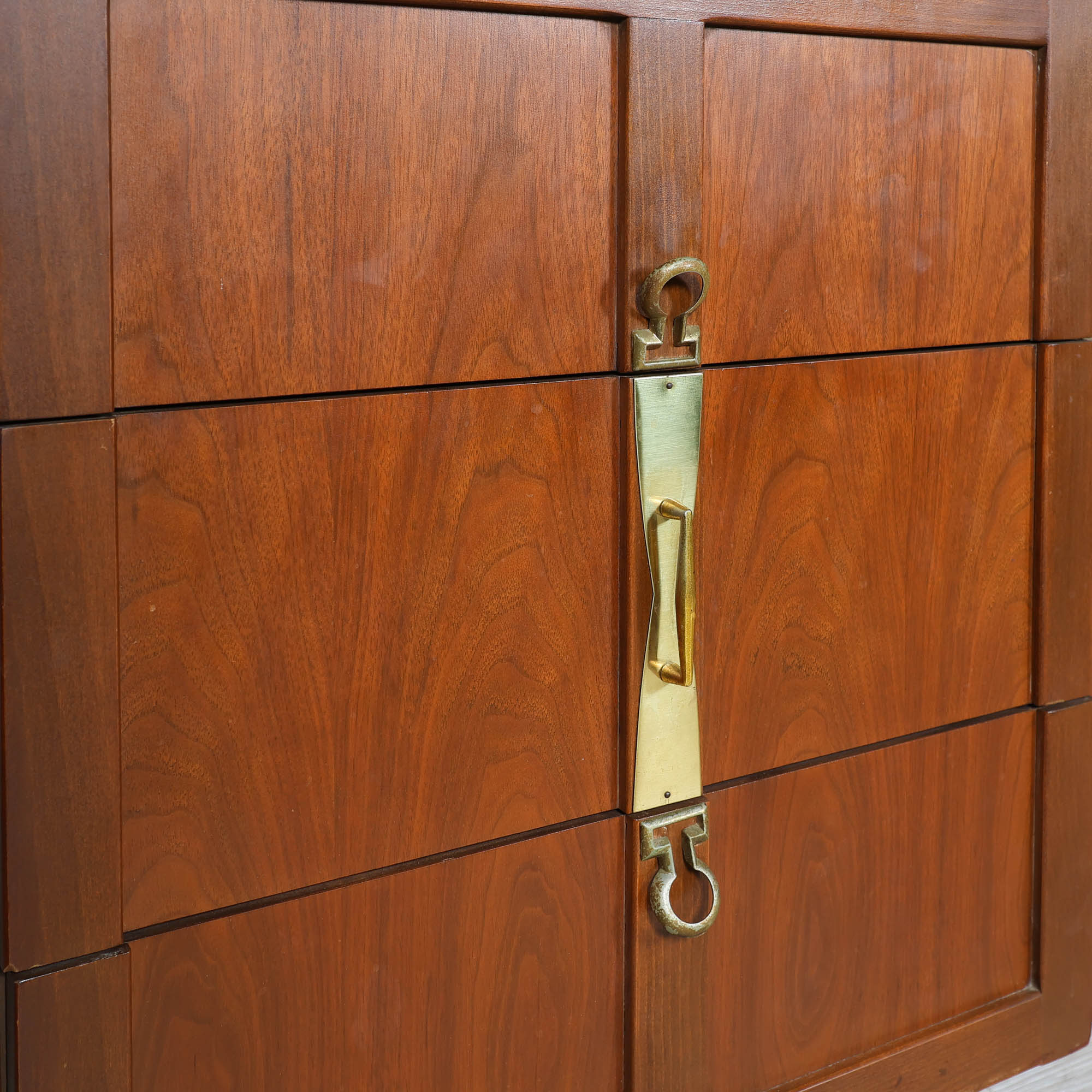 Mid-Century Modern Walnut Dresser - Image 4