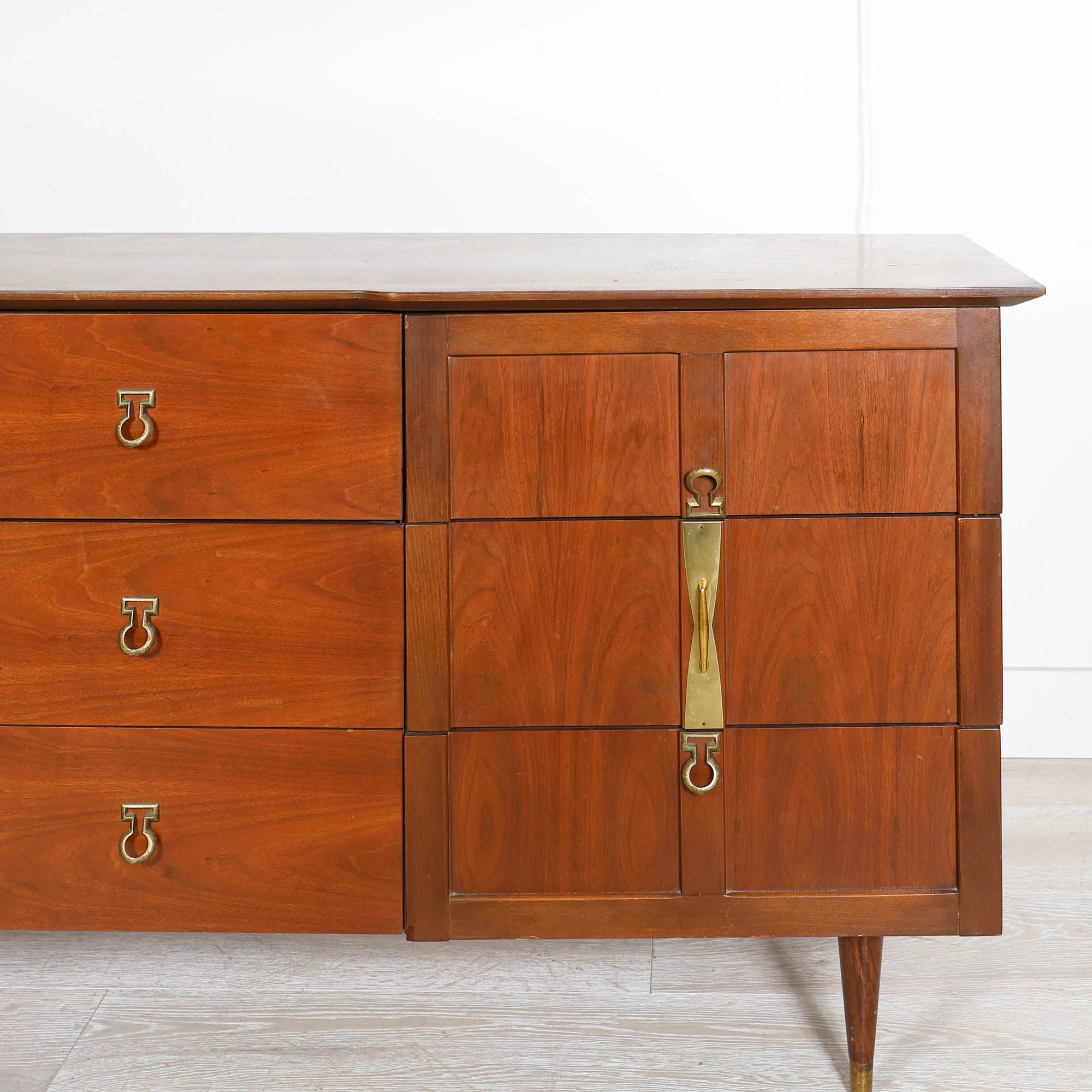 Mid-Century Modern Walnut Dresser - Image 5