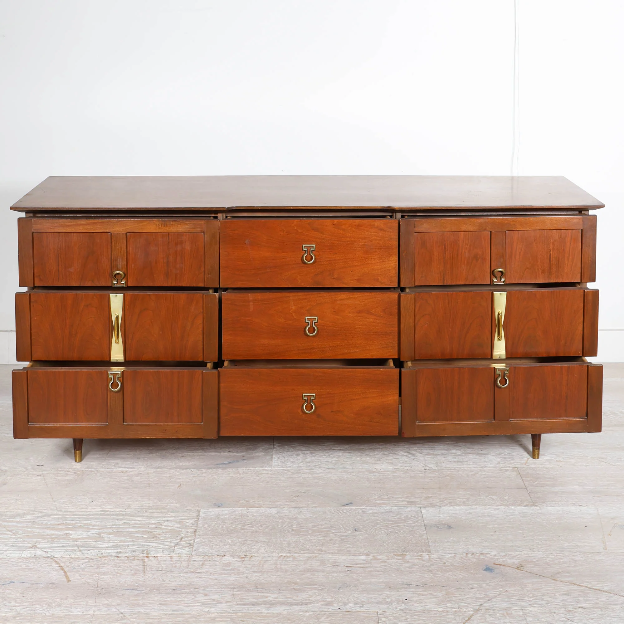 Mid-Century Modern Walnut Dresser - Image 7