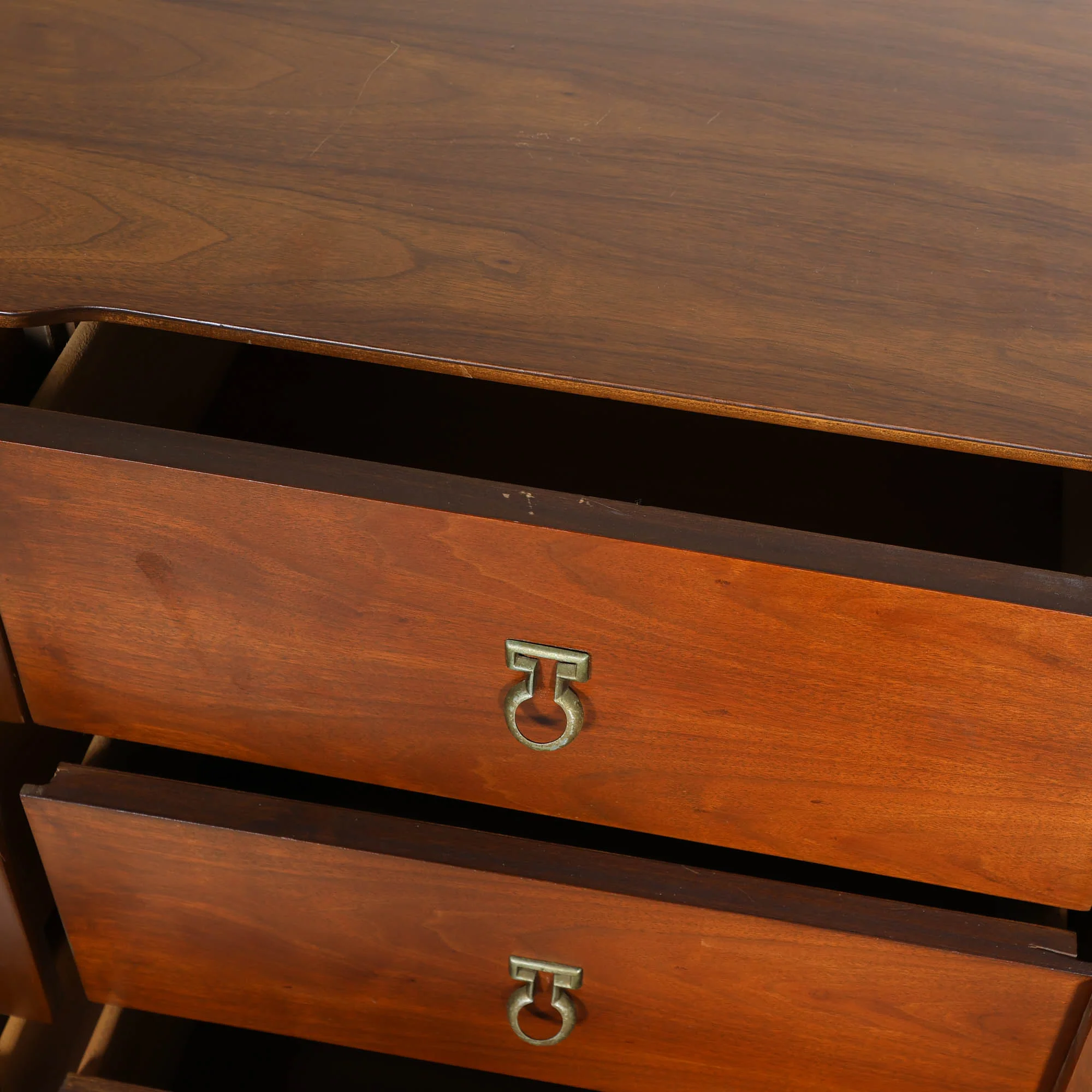 Mid-Century Modern Walnut Dresser - Image 8