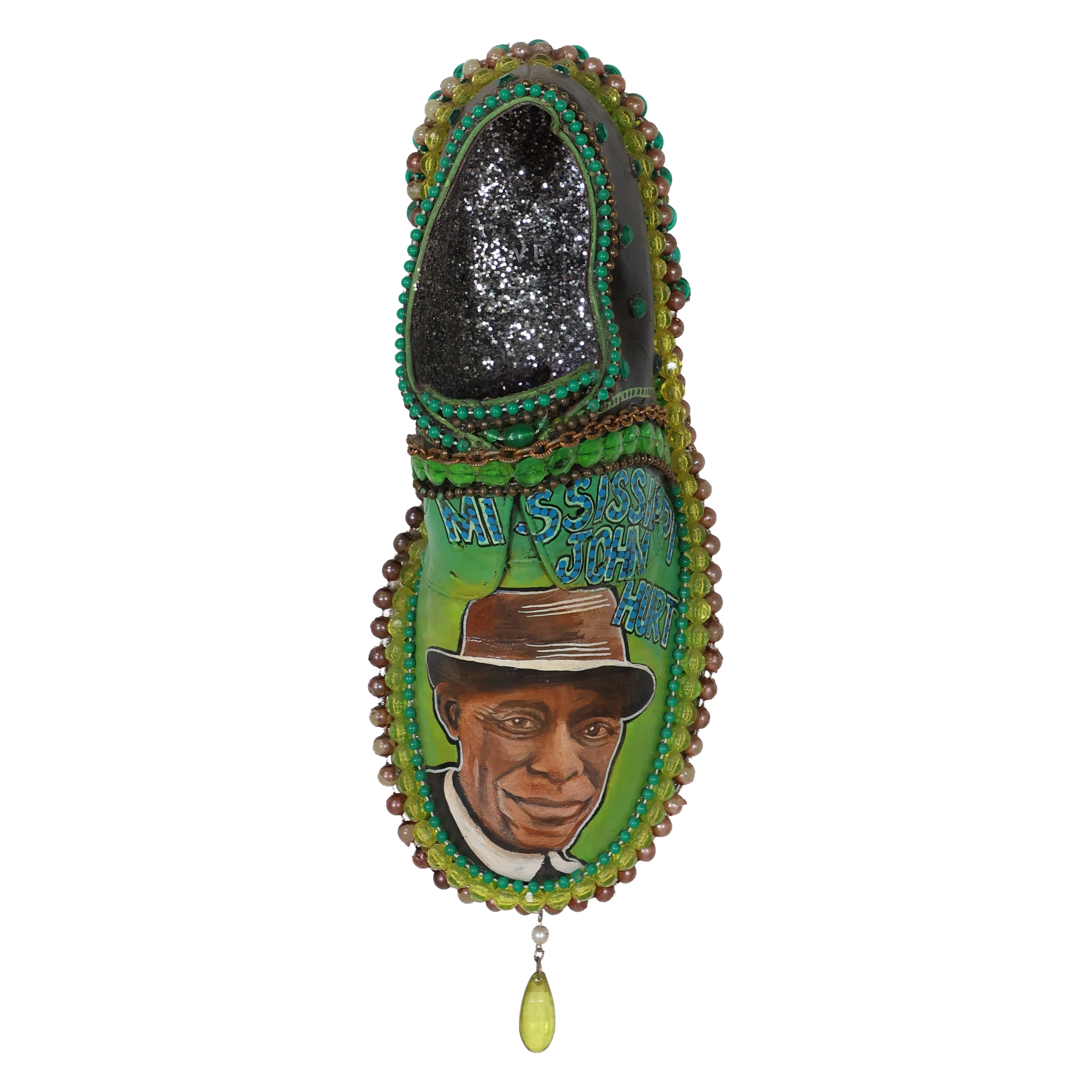 Mississippi John Hurt Shoe Sculpture
