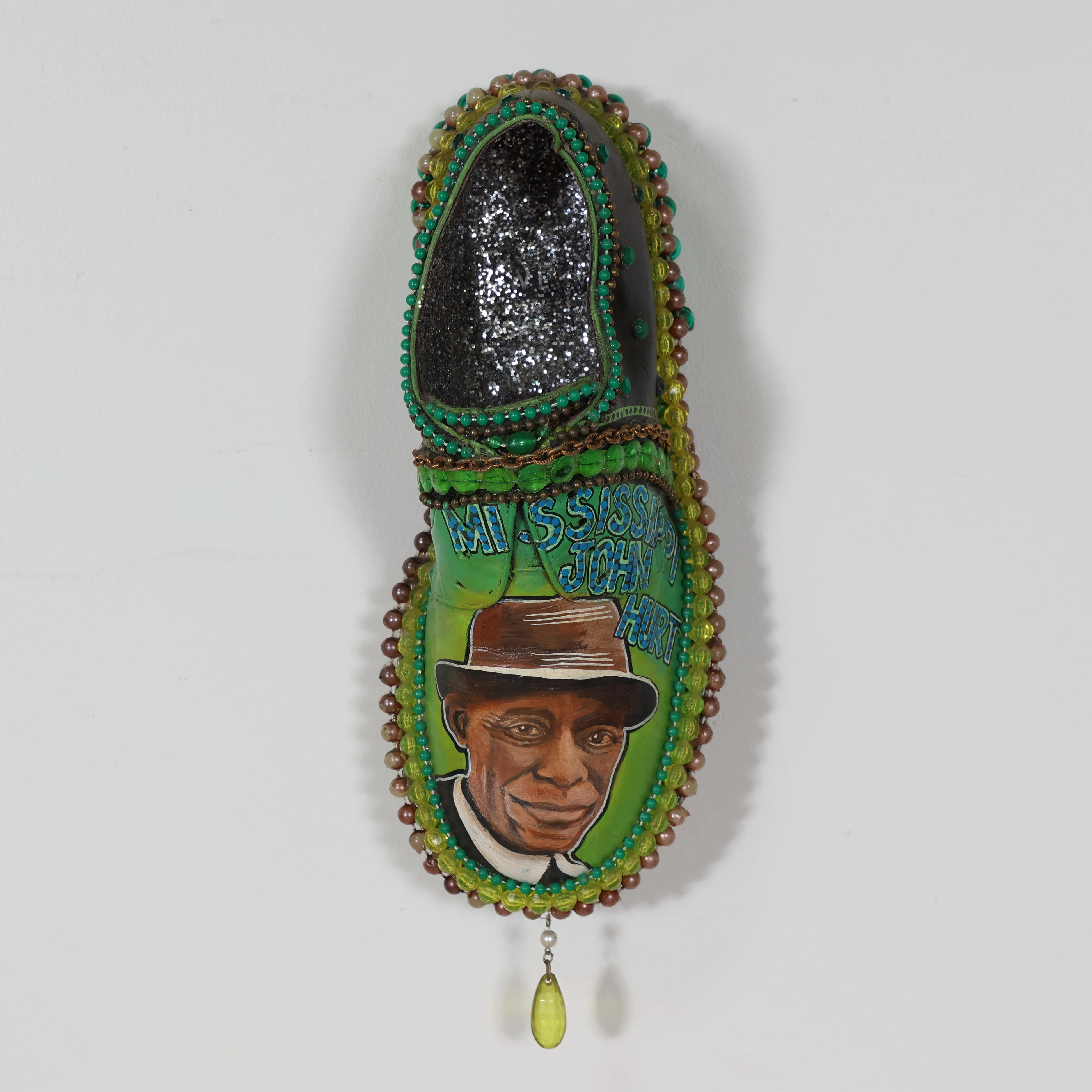 Mississippi John Hurt Shoe Sculpture - Image 6