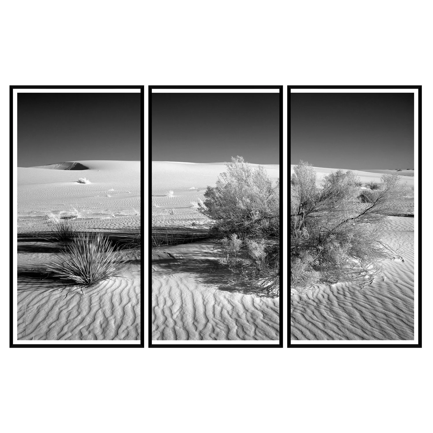 'Mojave Desert, California' Triptych Art