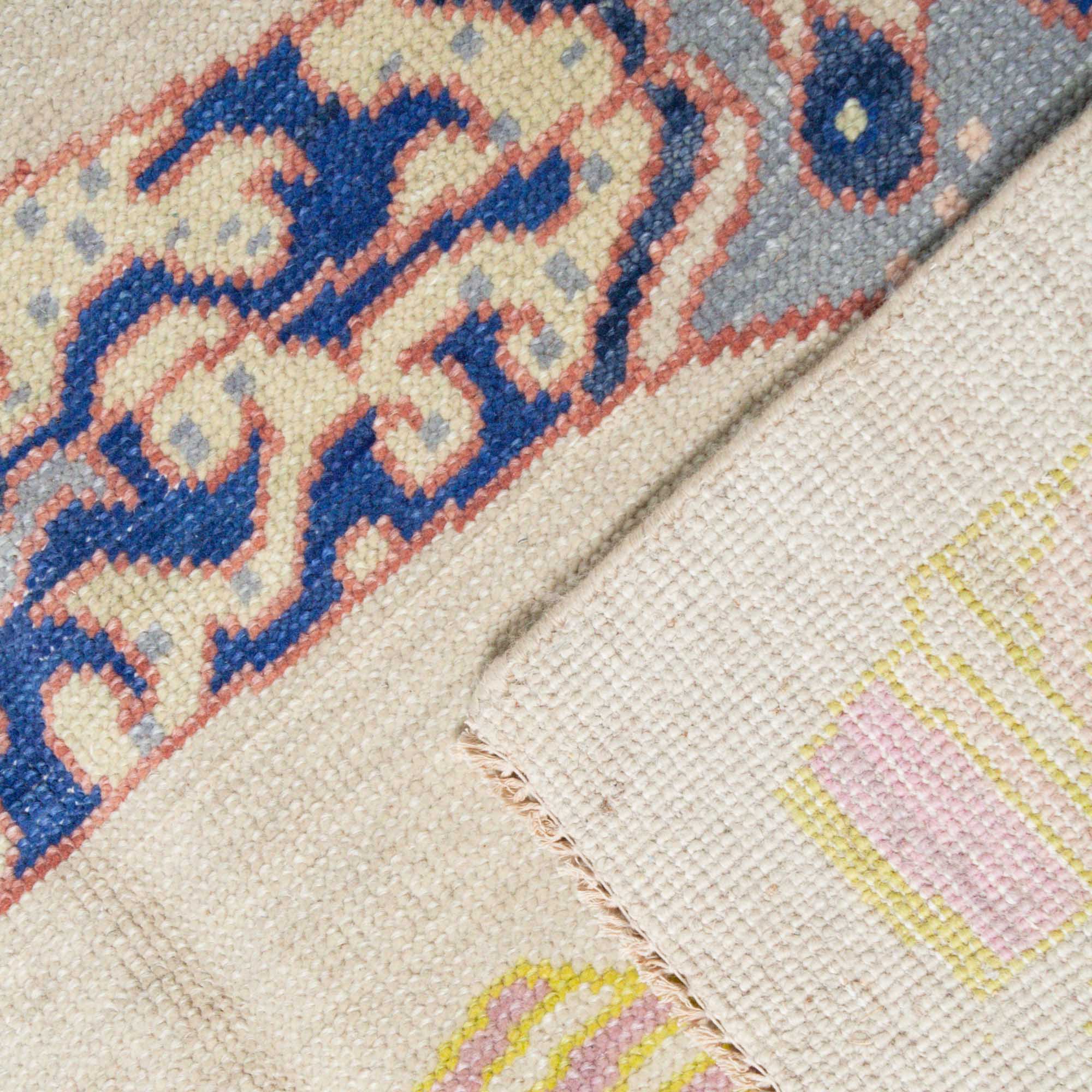 Multicolor Kicker Turkish Knot Rug - Image 4