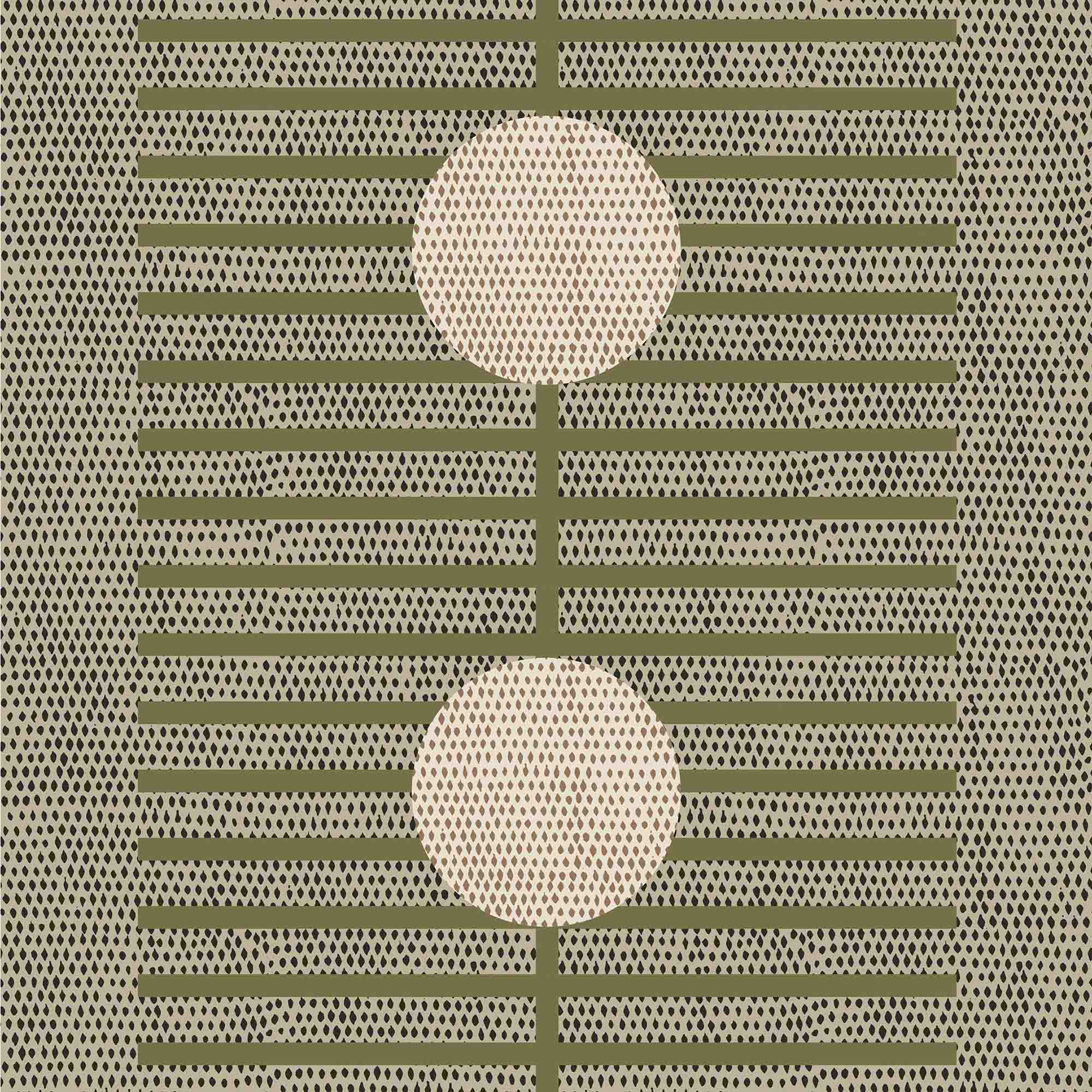 Nomalanga Wallpaper - Olive & Linen
