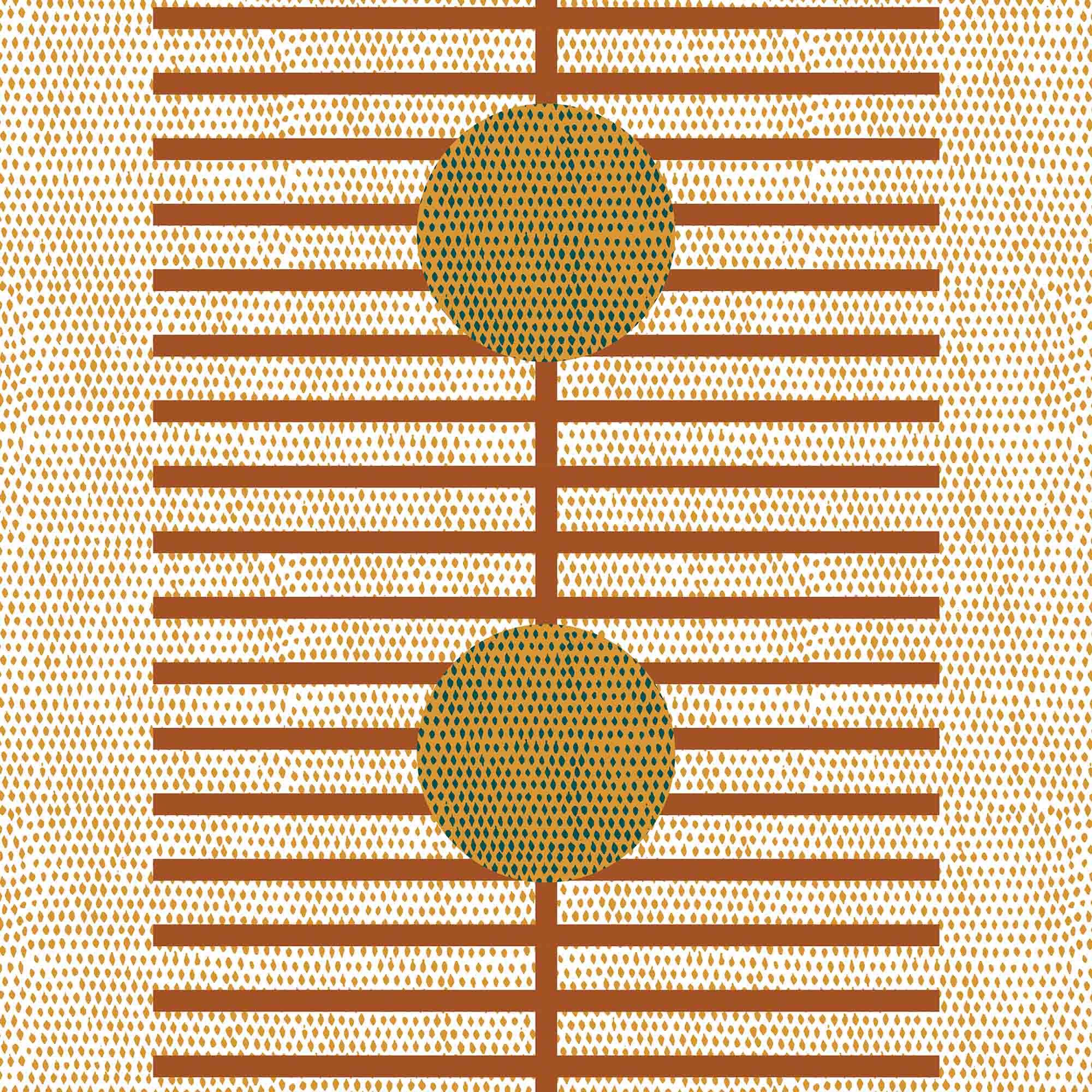 Nomalanga Wallpaper - Terracotta