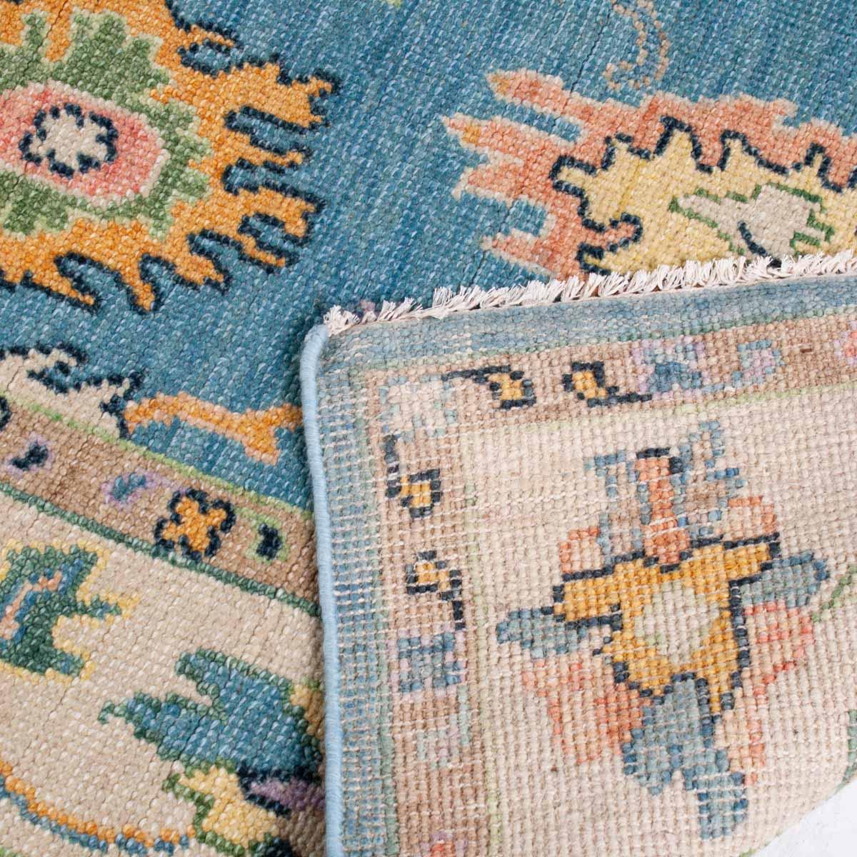 Nora Turkish Knot Runner Rug - Image 3
