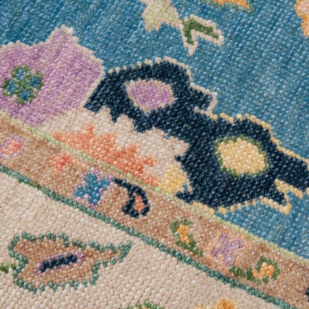 Nora Turkish Knot Runner Rug - Image 4