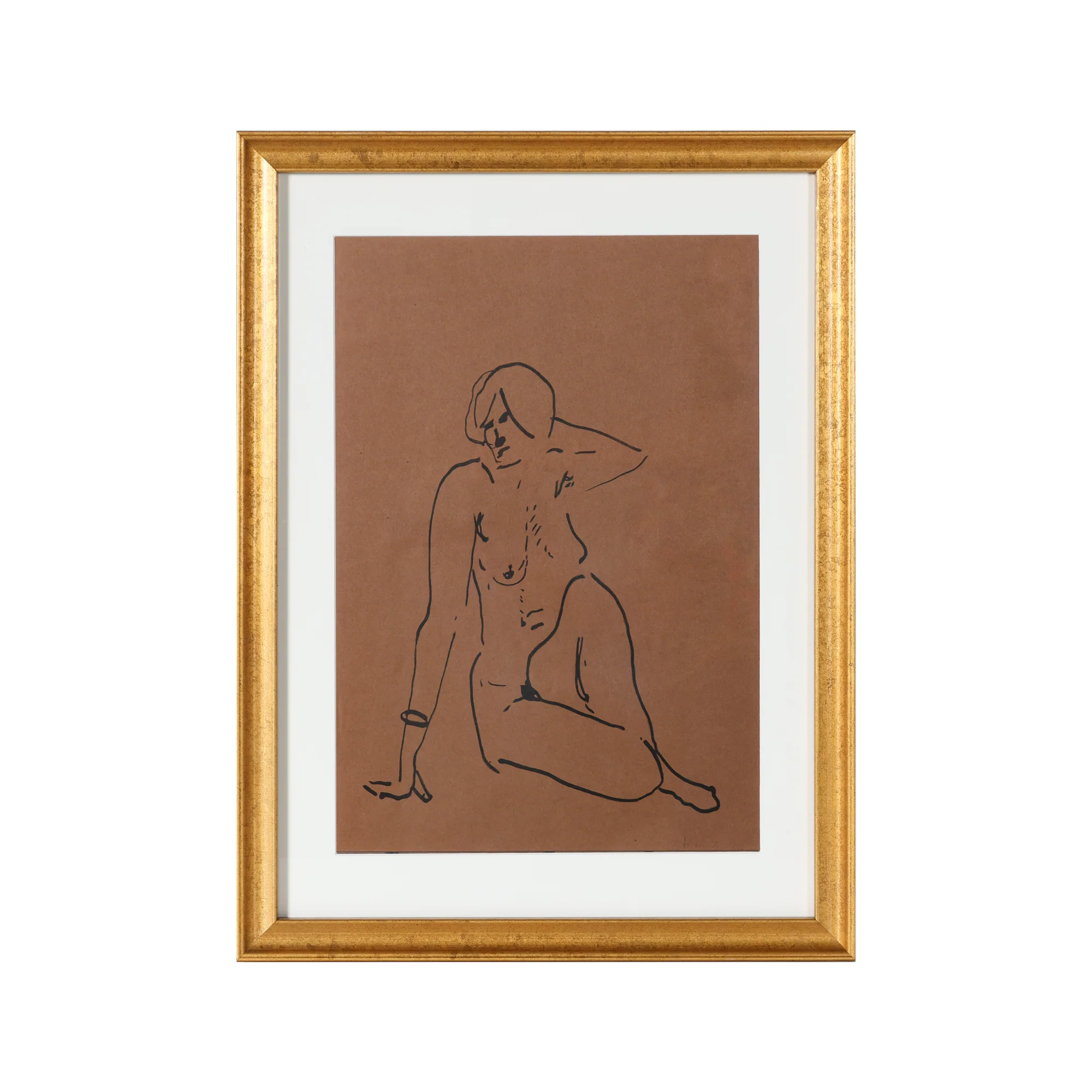 Nude Sketch on Paper - III