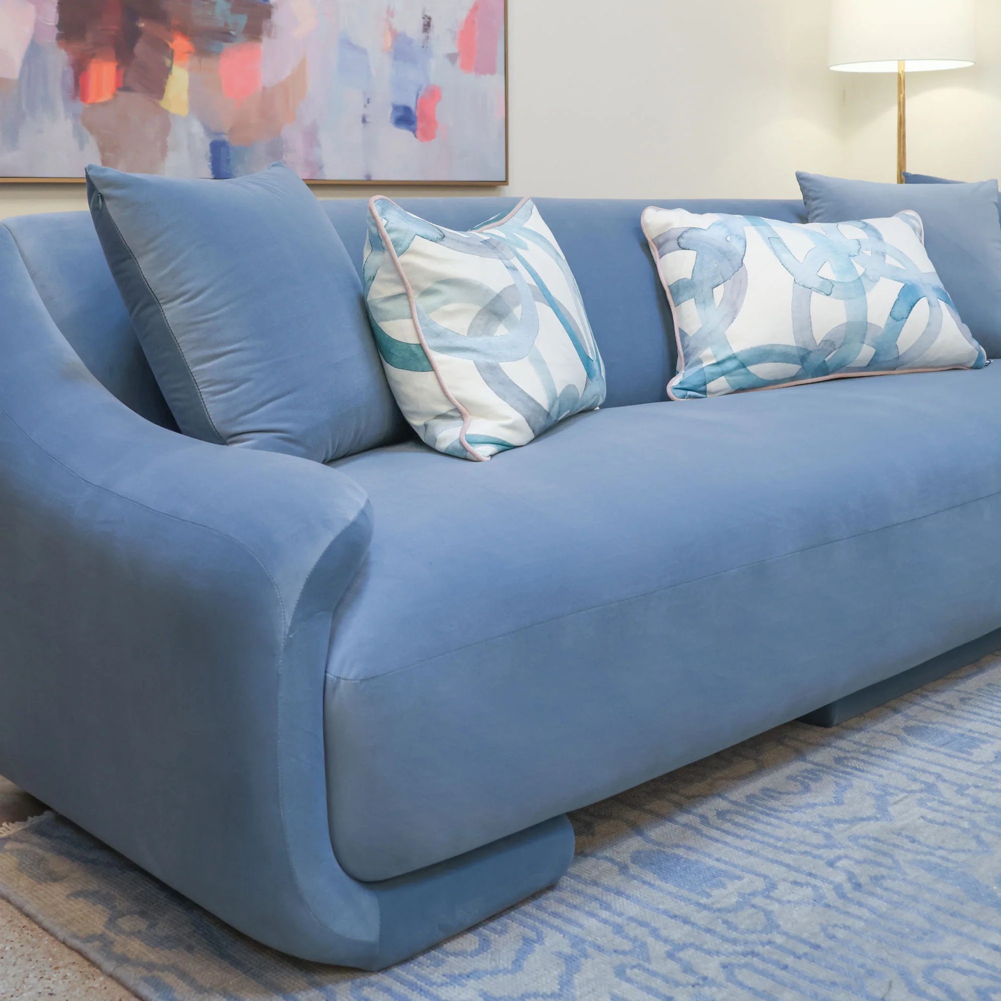 Ooh La La Sofa in Light Blue - Image 2