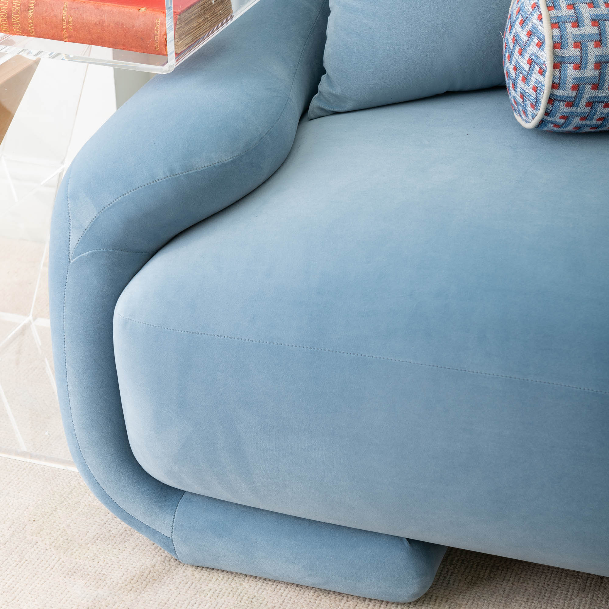 Ooh La La Sofa in Light Blue - Image 3