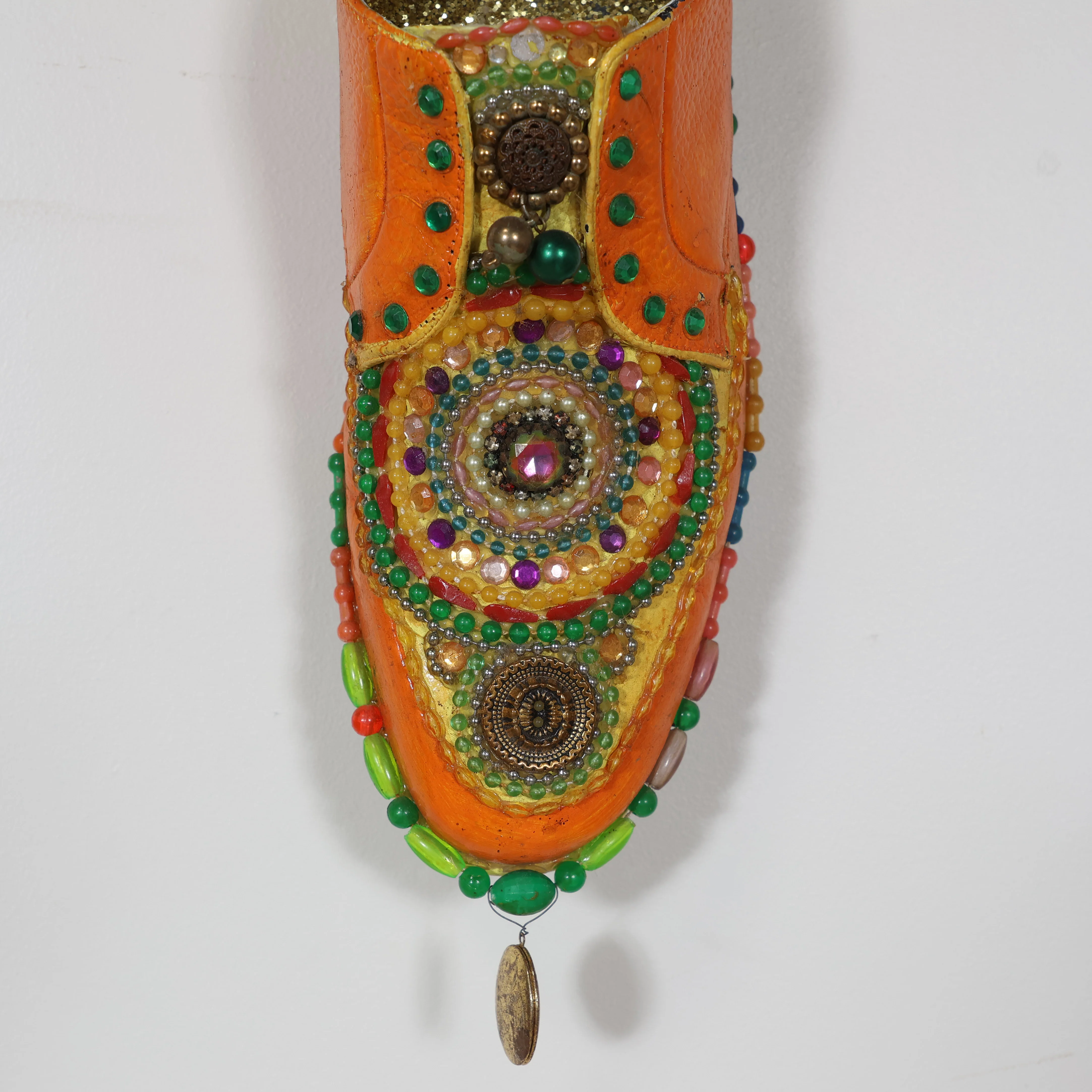 Orange Shoe Sculpture - Image 4
