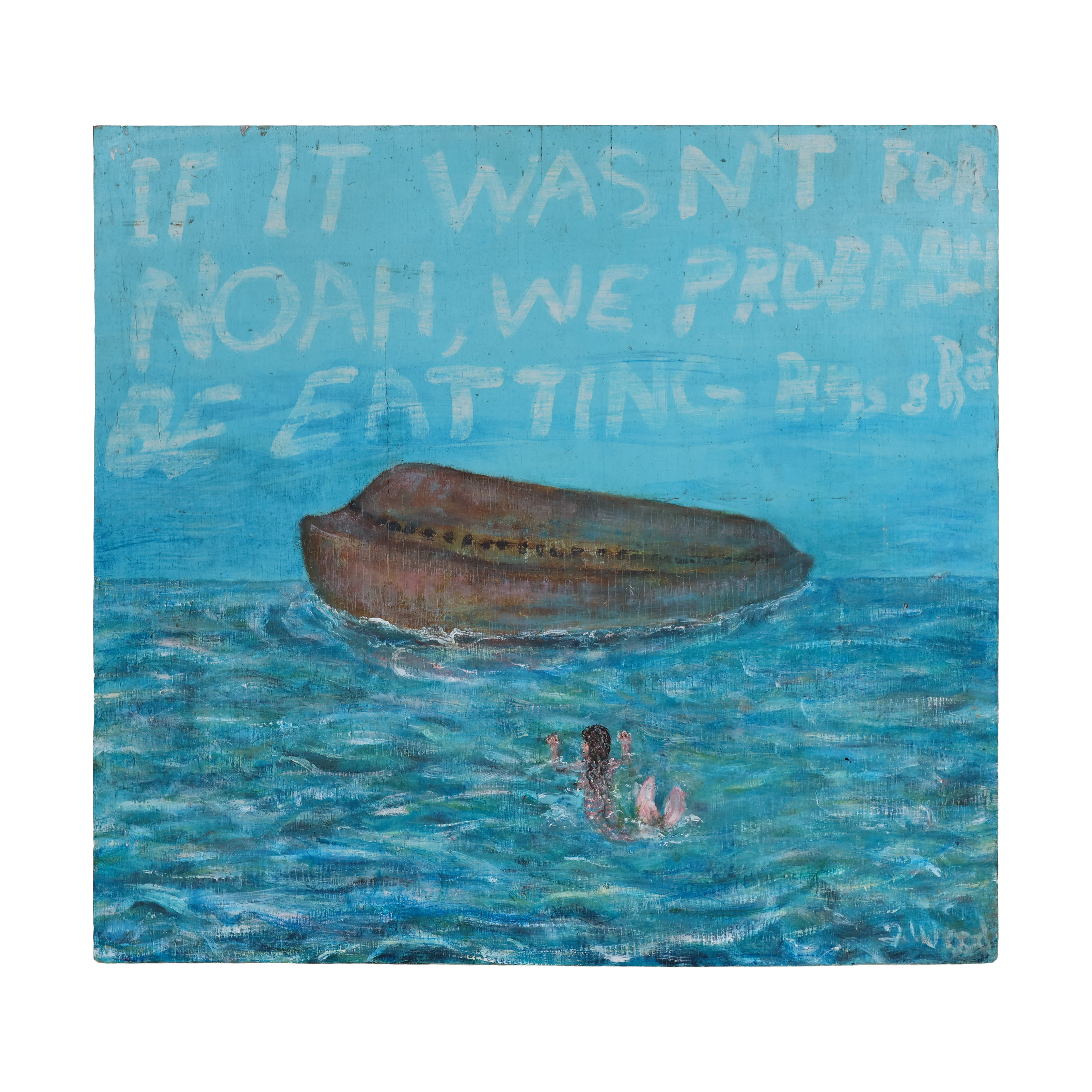 Original 'Noah' Painting by Joseph Wood