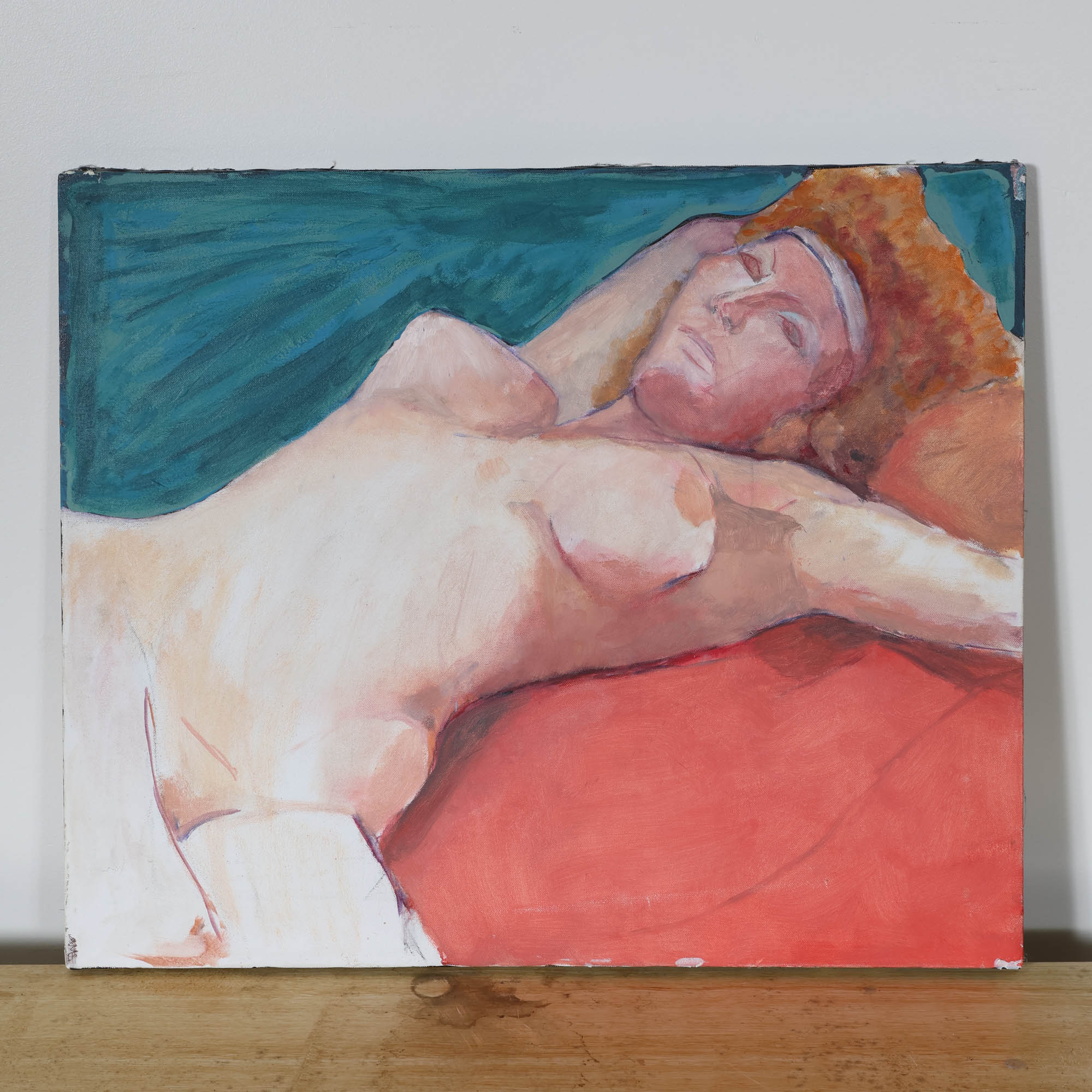 Original Nude Painting in Jewel Tones - Image 3