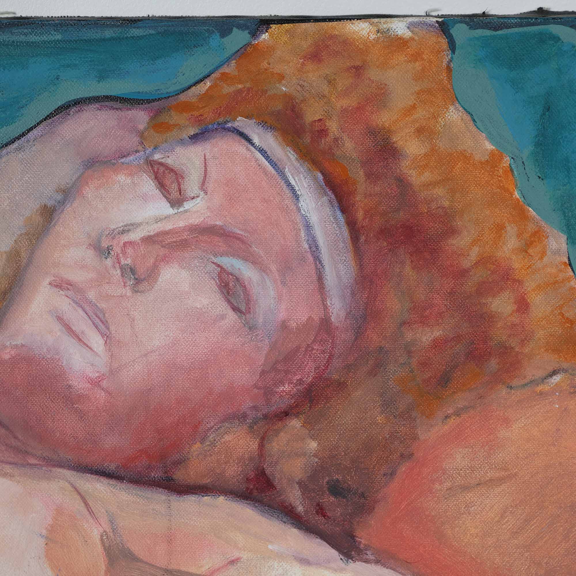 Original Nude Painting in Jewel Tones - Image 4