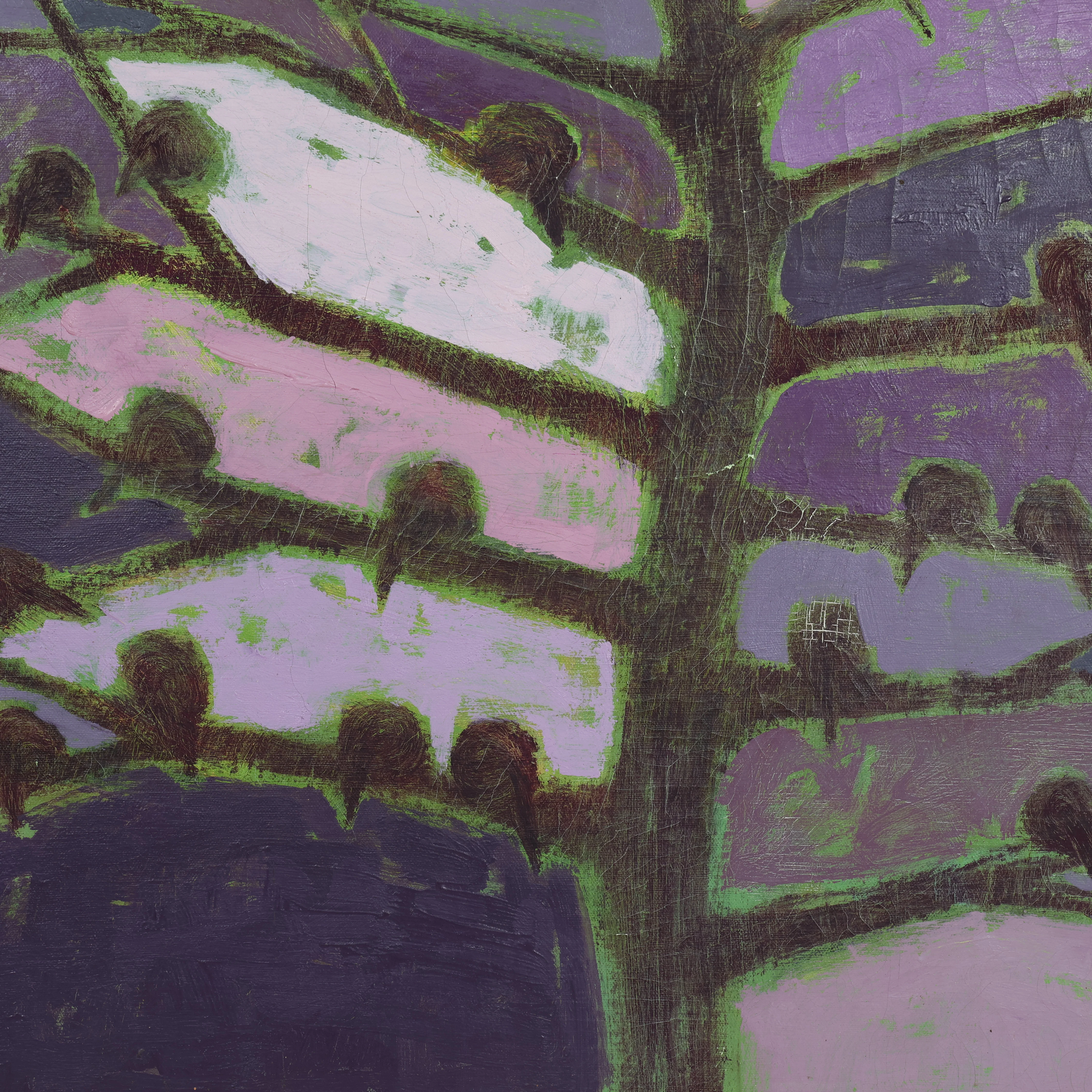 Original Purple Tree Abstract - Image 4