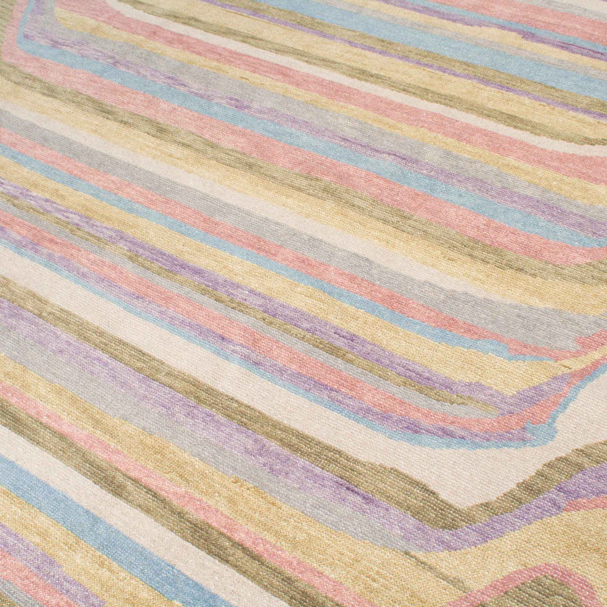 Paint Mix Turkish Knot Rug - Image 3