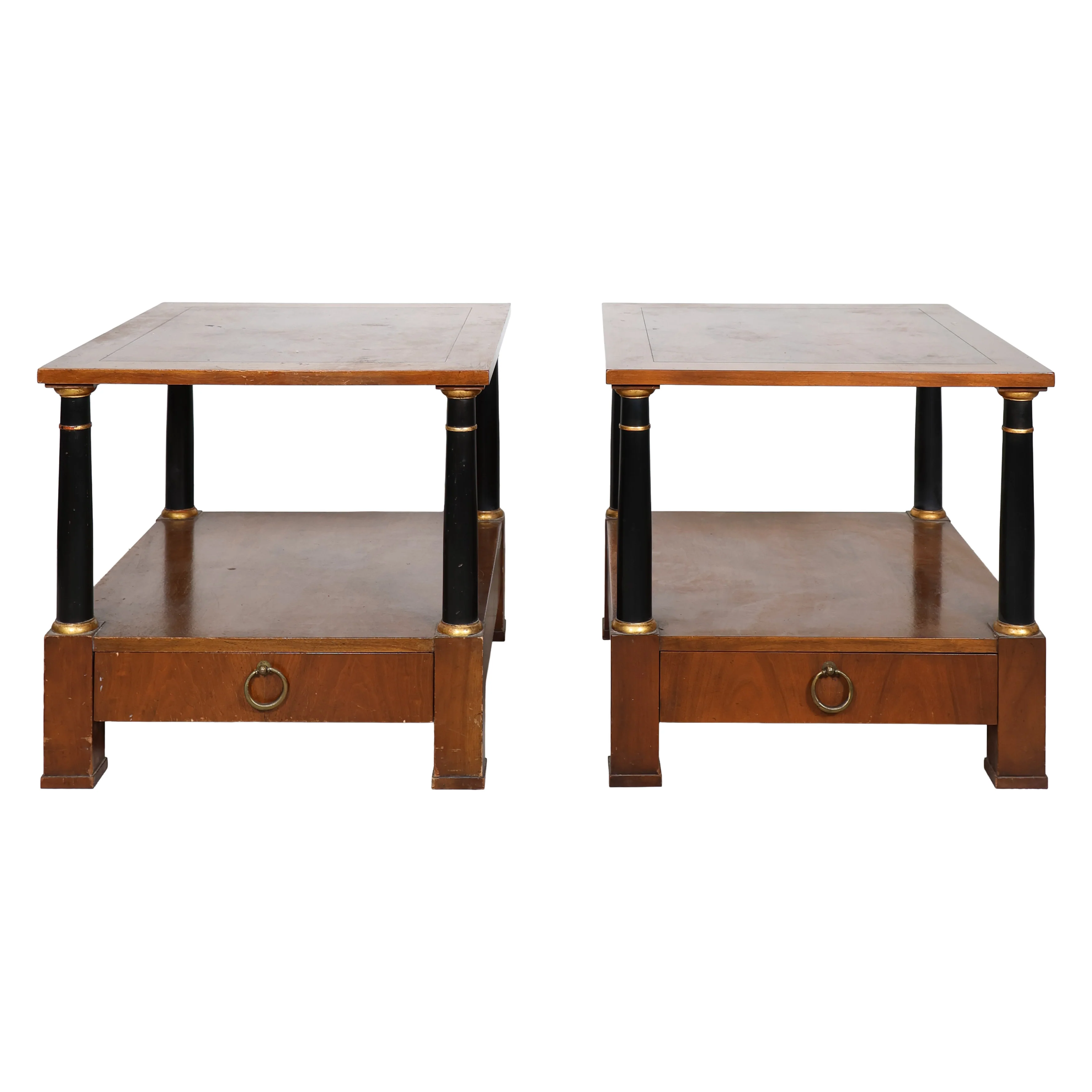 Pair of Baker Furniture End Tables