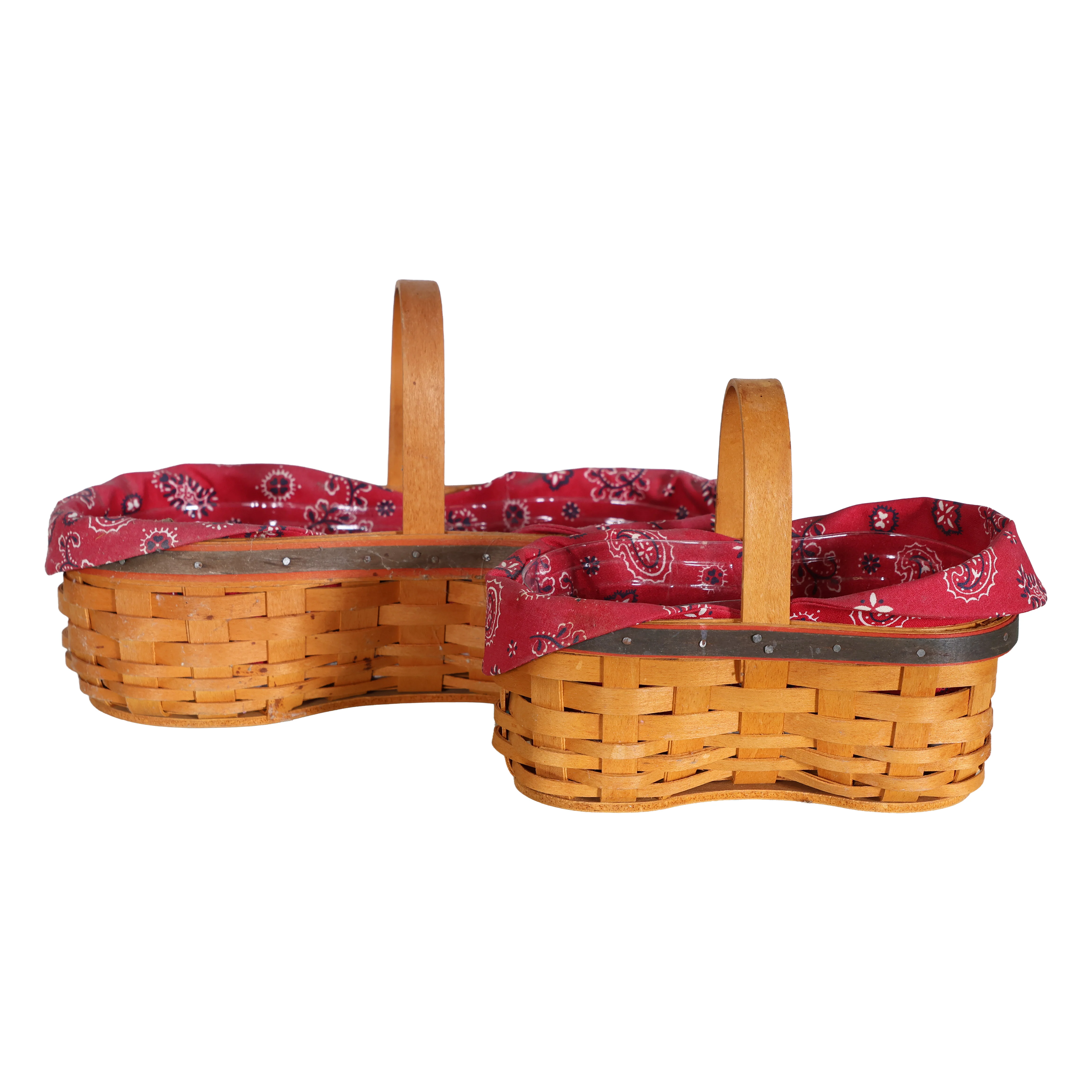 Pair of Bandana Longaberger Baskets