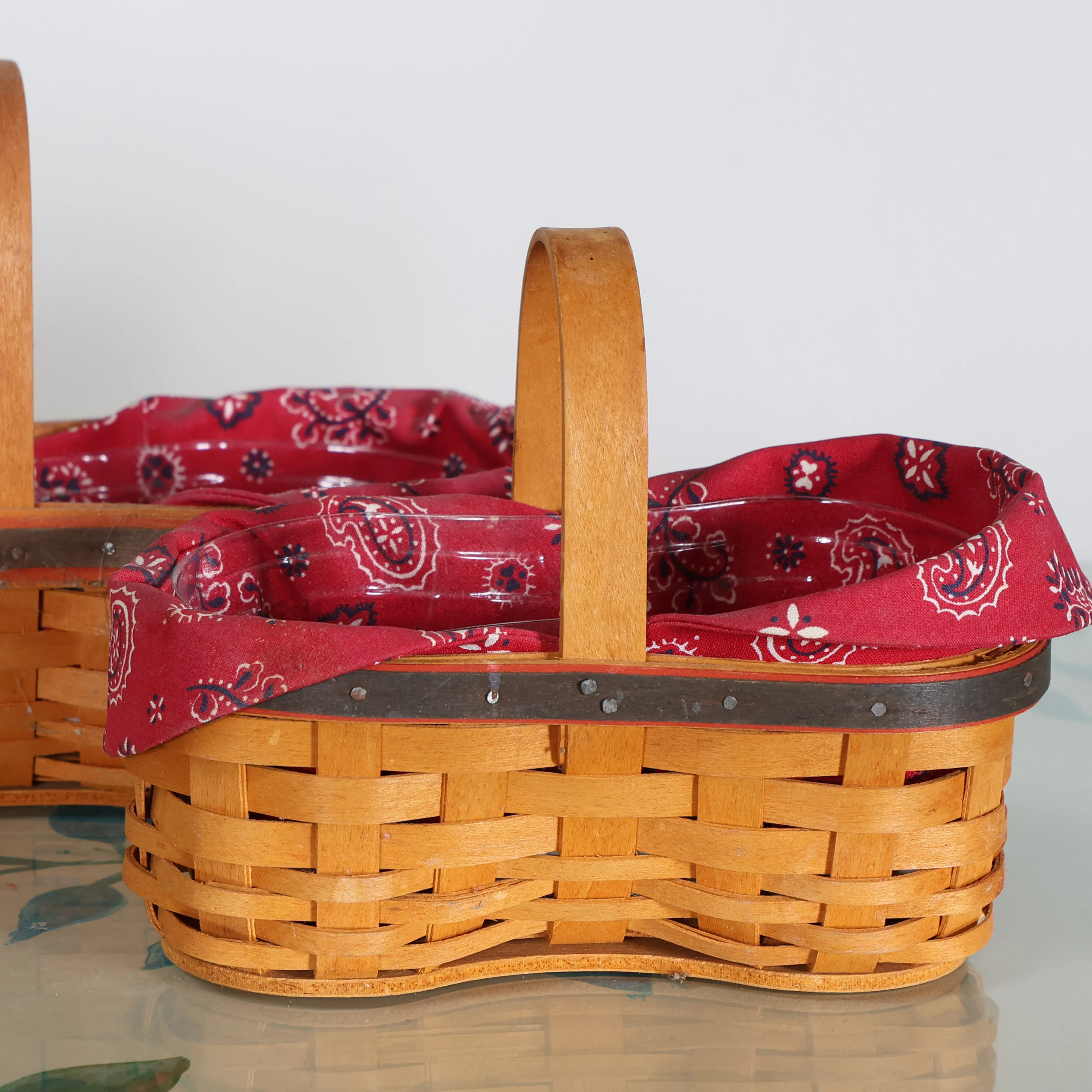Pair of Bandana Longaberger Baskets - Image 3
