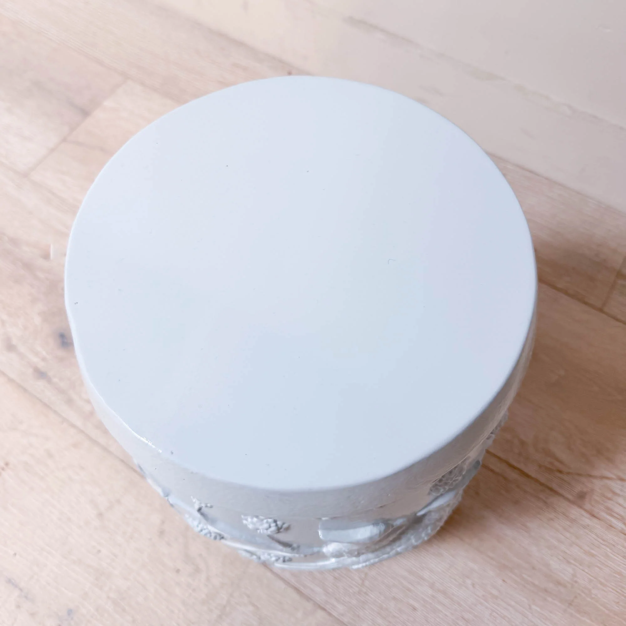 Pair of Decorative Drum Stools in Gulfstream Blue - Image 2