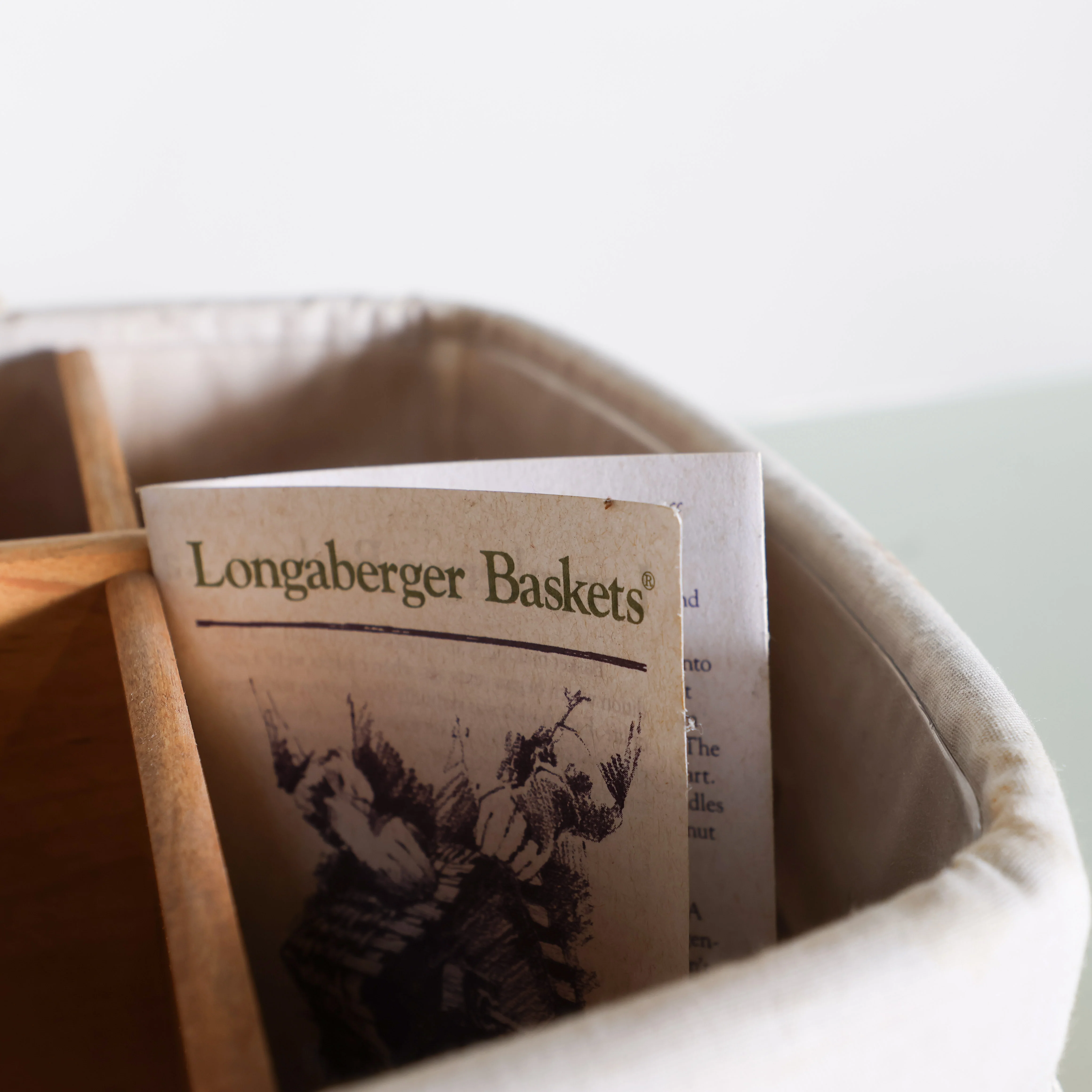 Pair of Lace Longaberger Baskets - Image 6