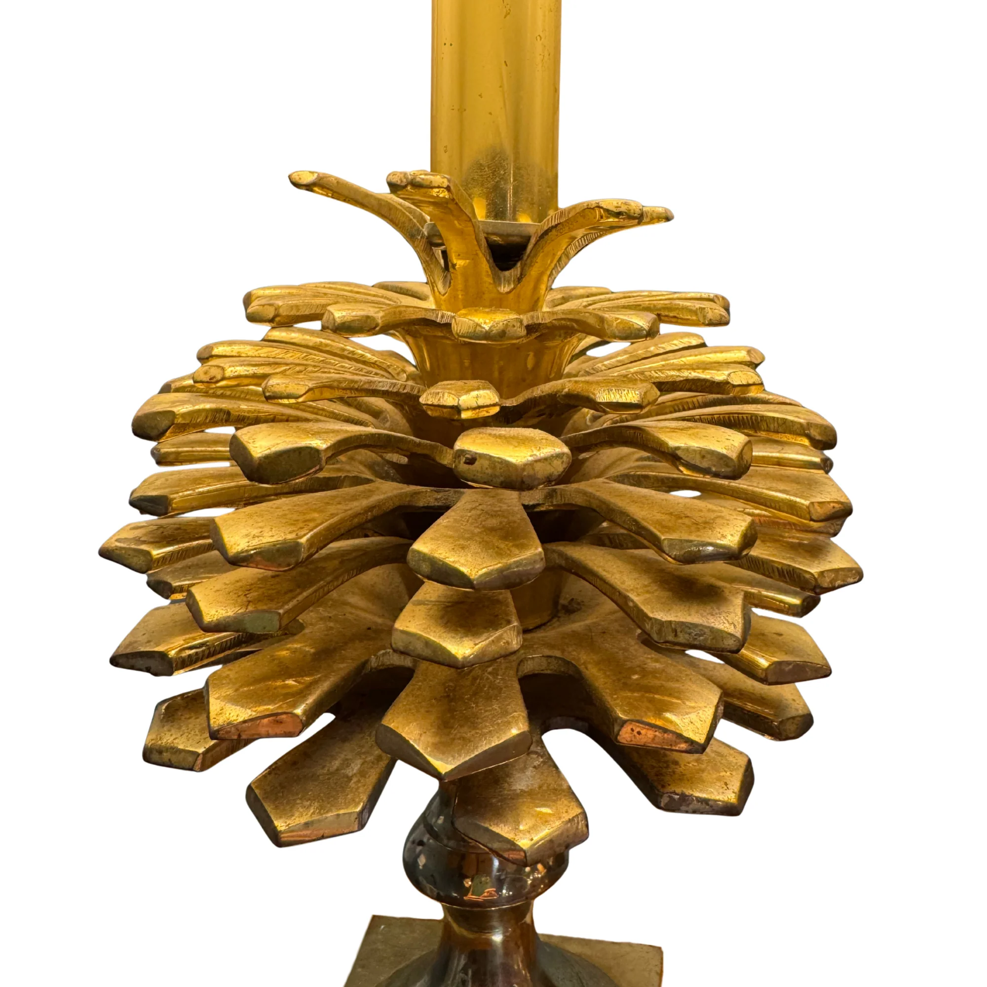Pair of Maison Charles Solid Pommes de Pin Table Lamps - Image 3