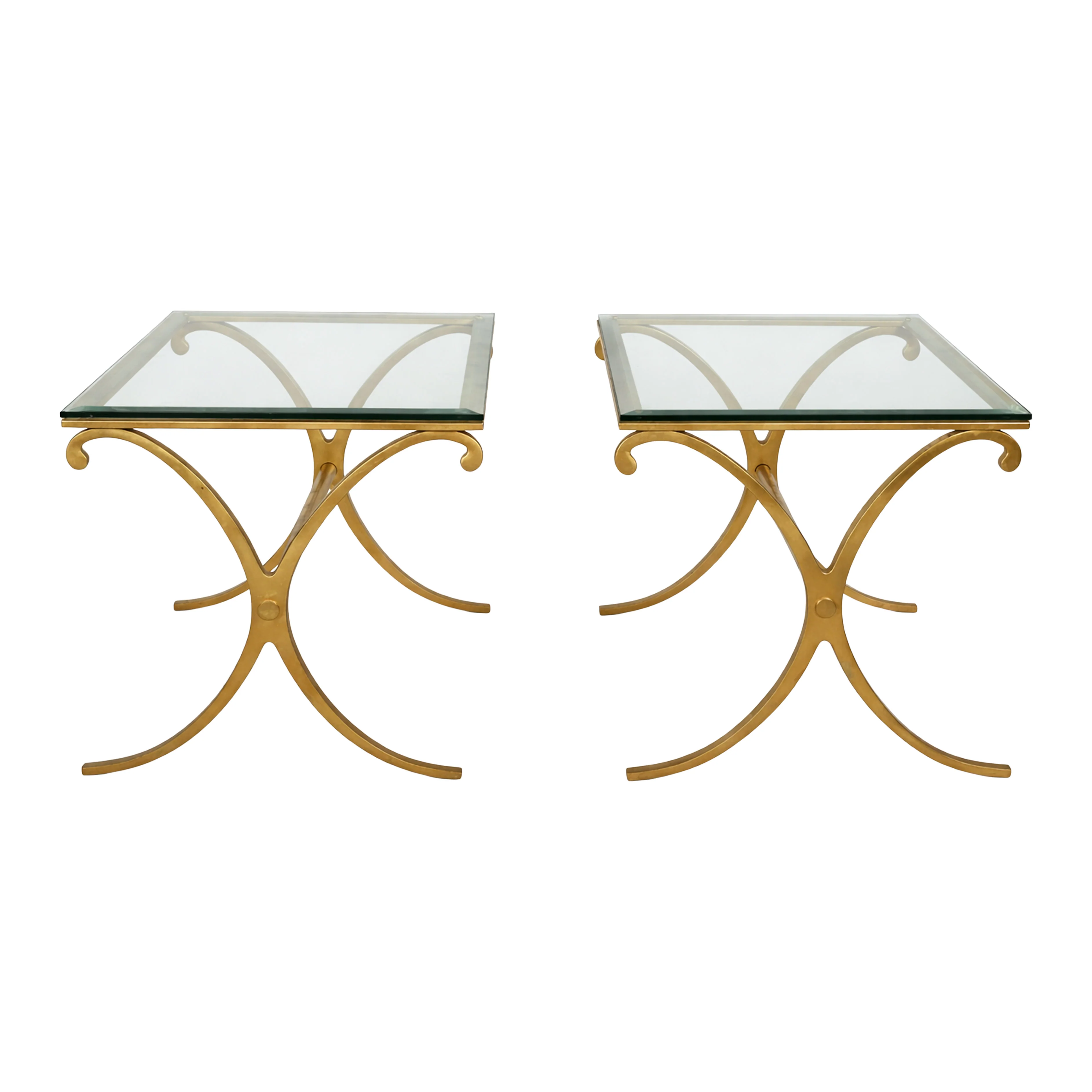 Pair of Regency Gold End Tables