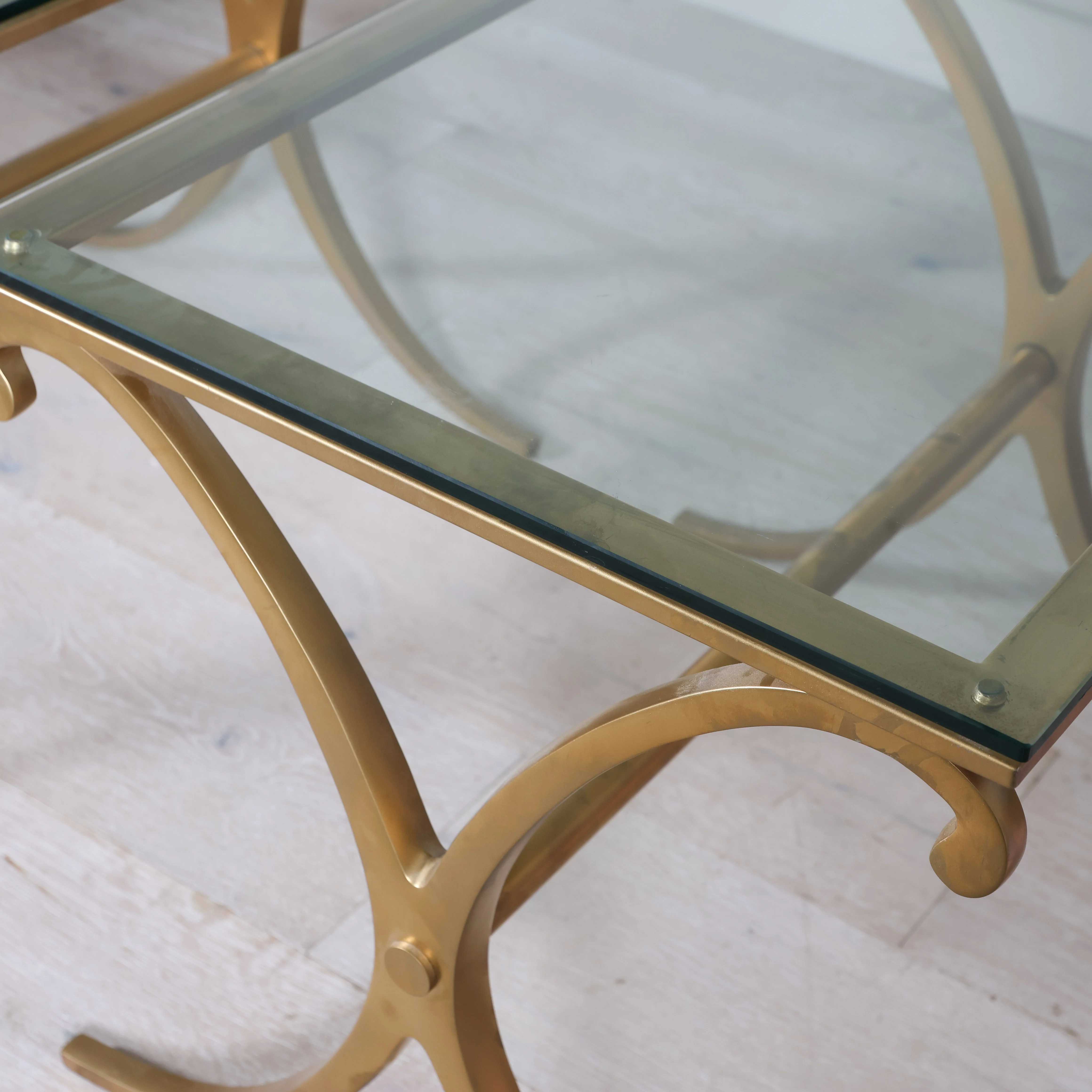 Pair of Regency Gold End Tables - Image 3