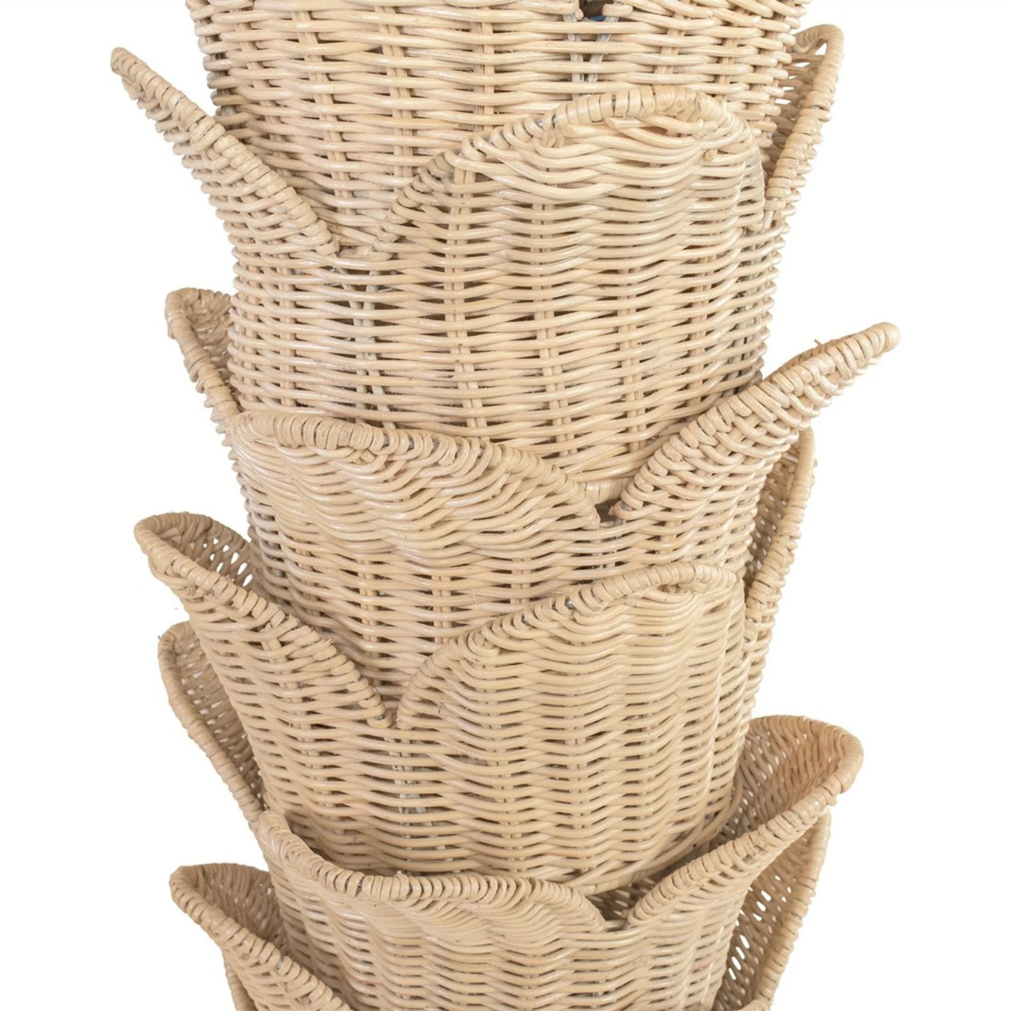 Palm Tree Lamp in Rattan - Image 6